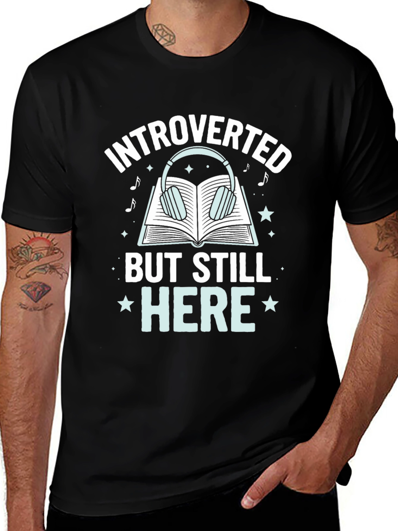 Introverted But Still Here Graphic T-Shirt