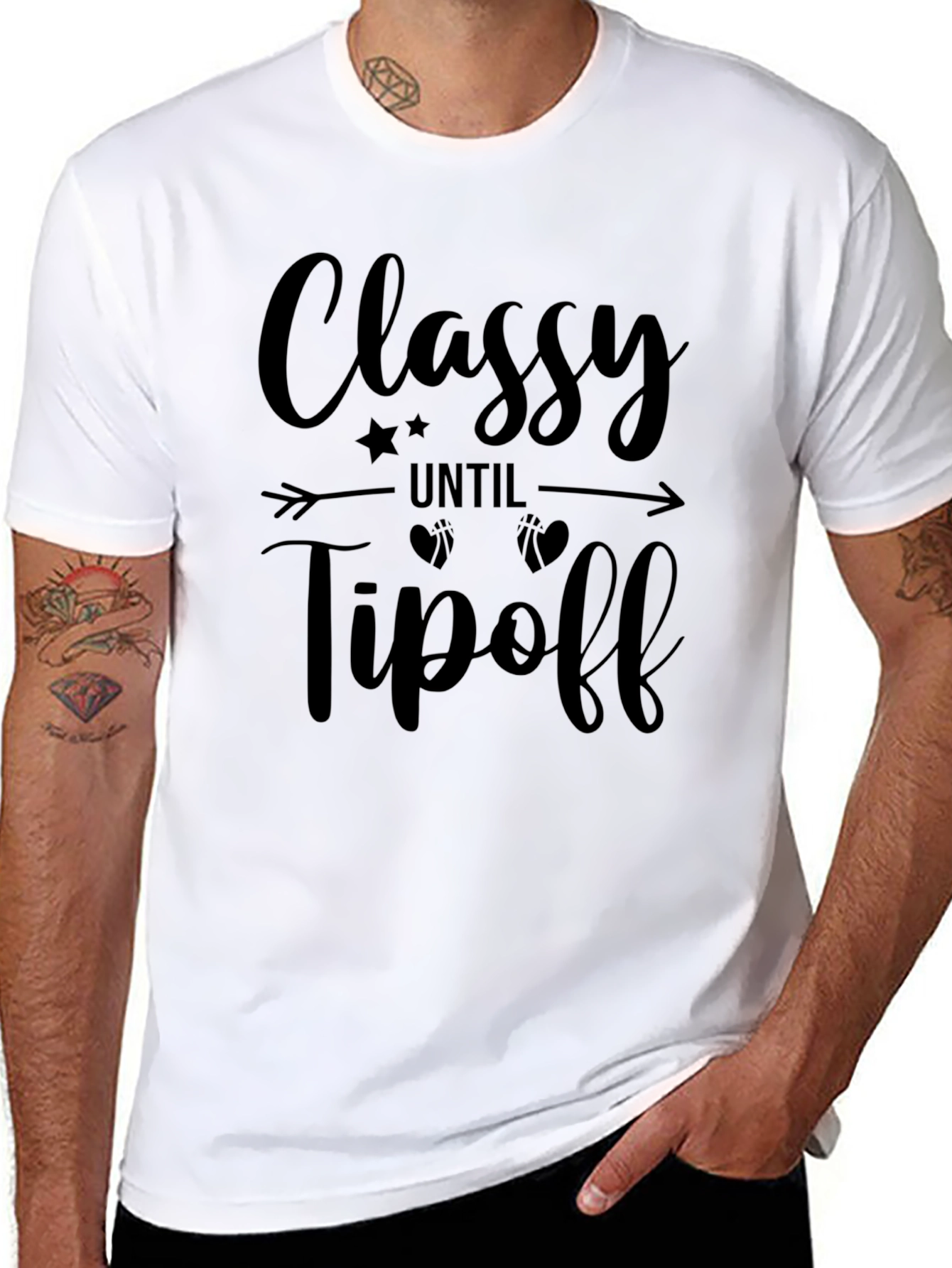 Classy Until Tipoff Graphic Tee