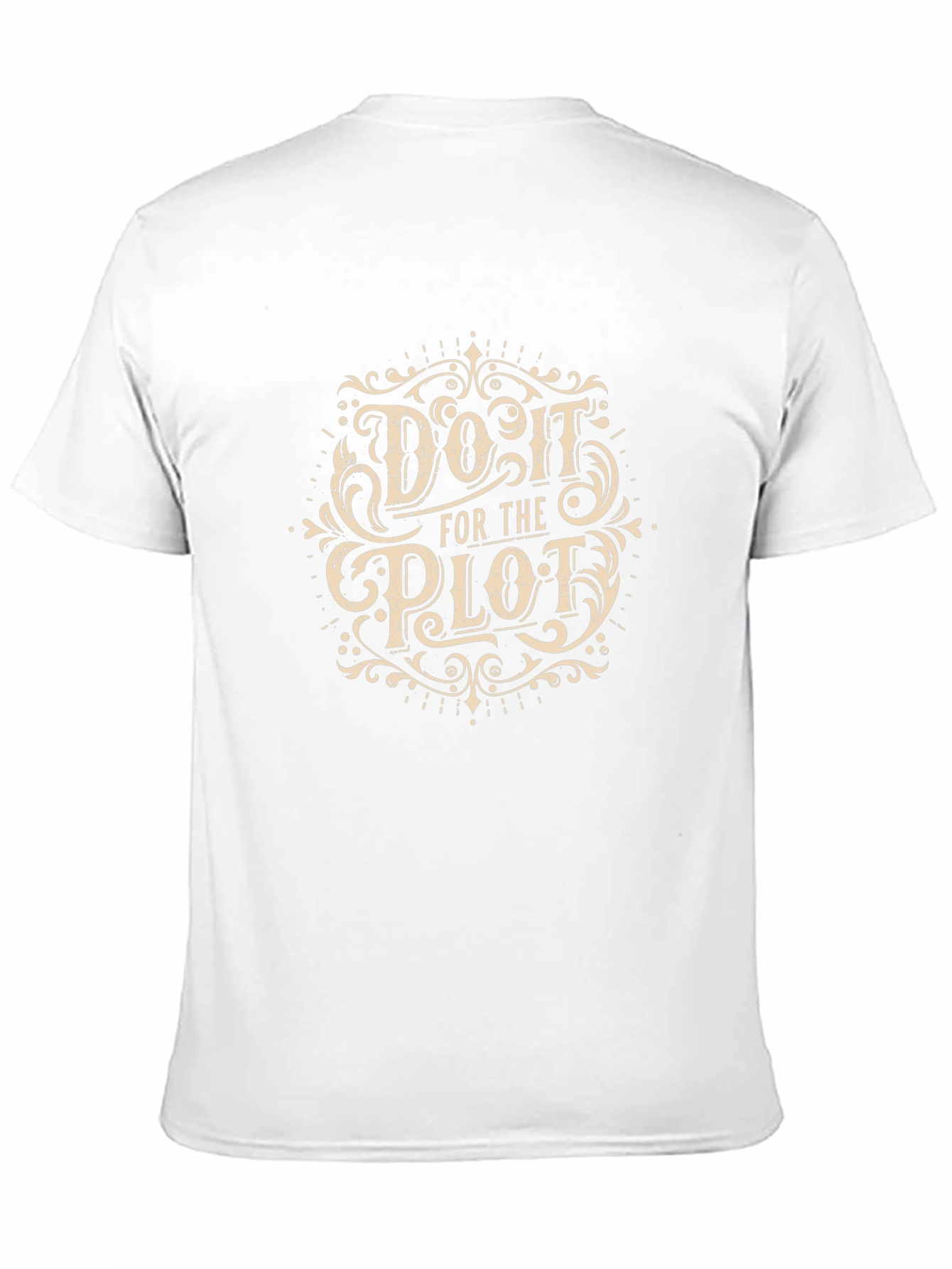 Do It For The Plot Black Graphic Tee