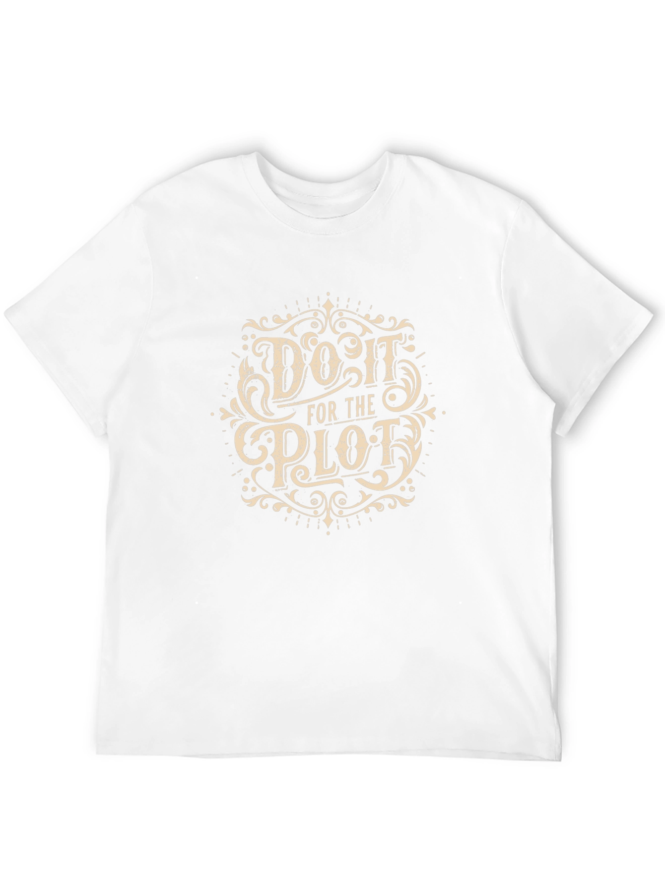 Do It For The Plot Black Graphic Tee