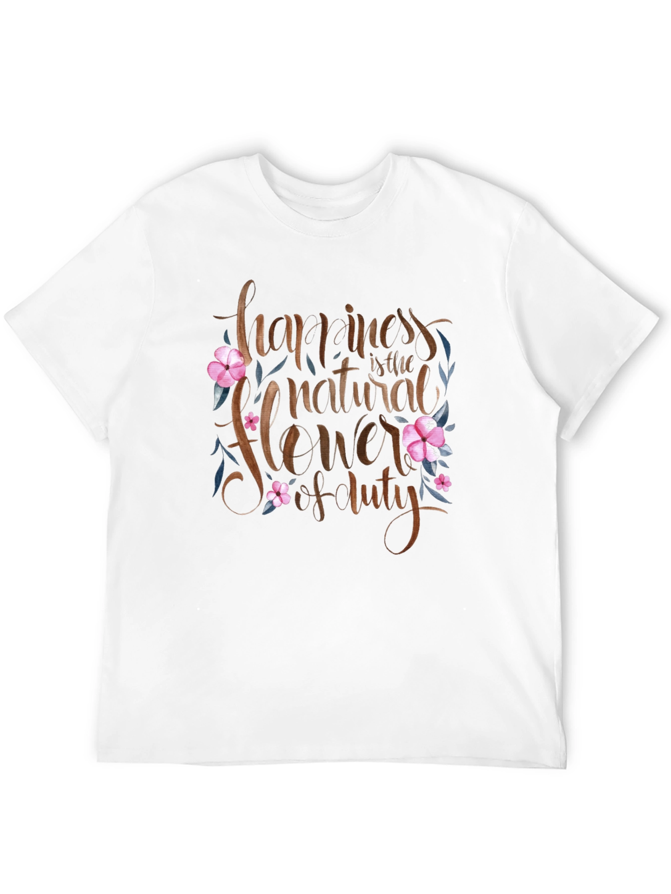 Happiness Flower Duty Graphic Tee