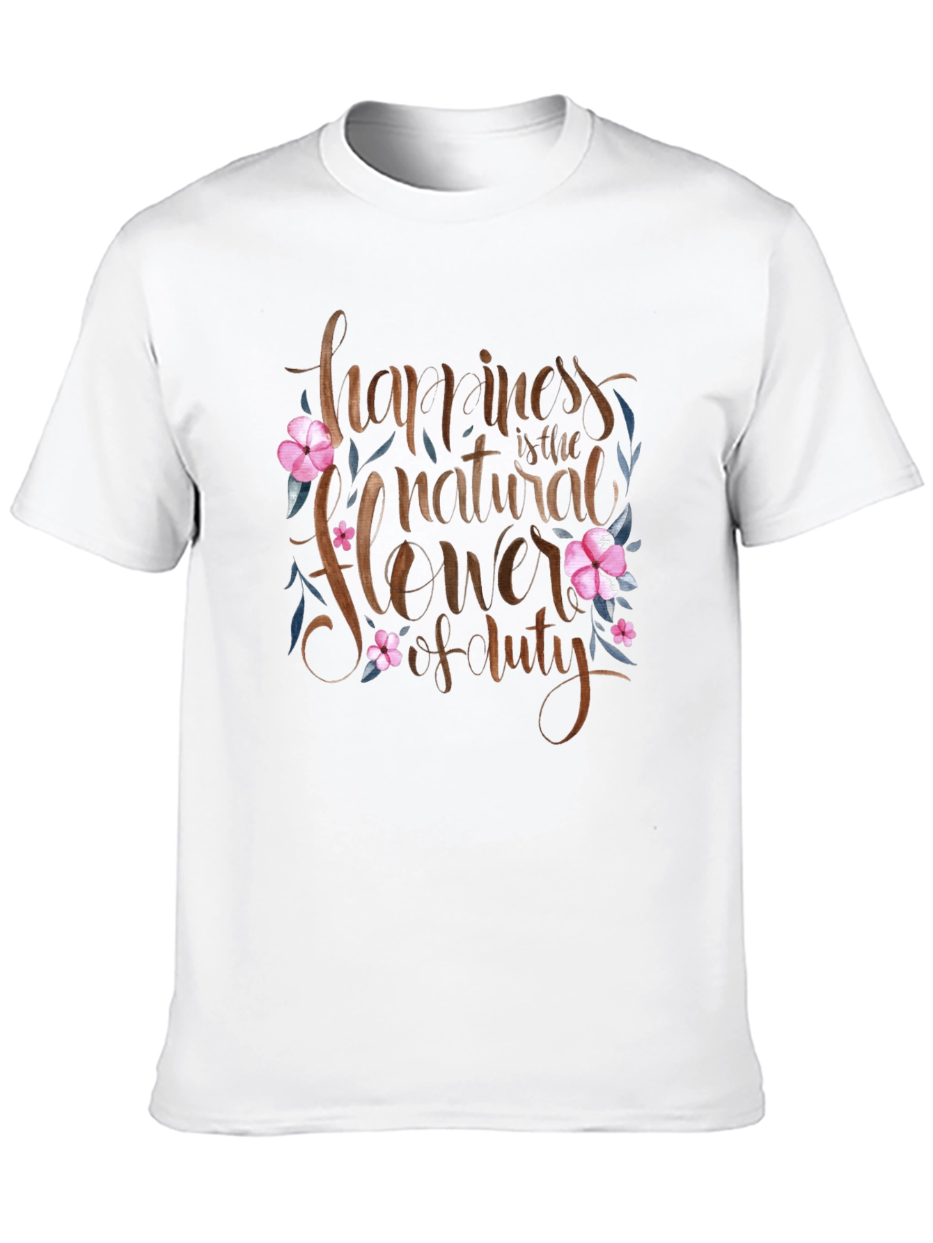 Happiness Flower Duty Graphic Tee