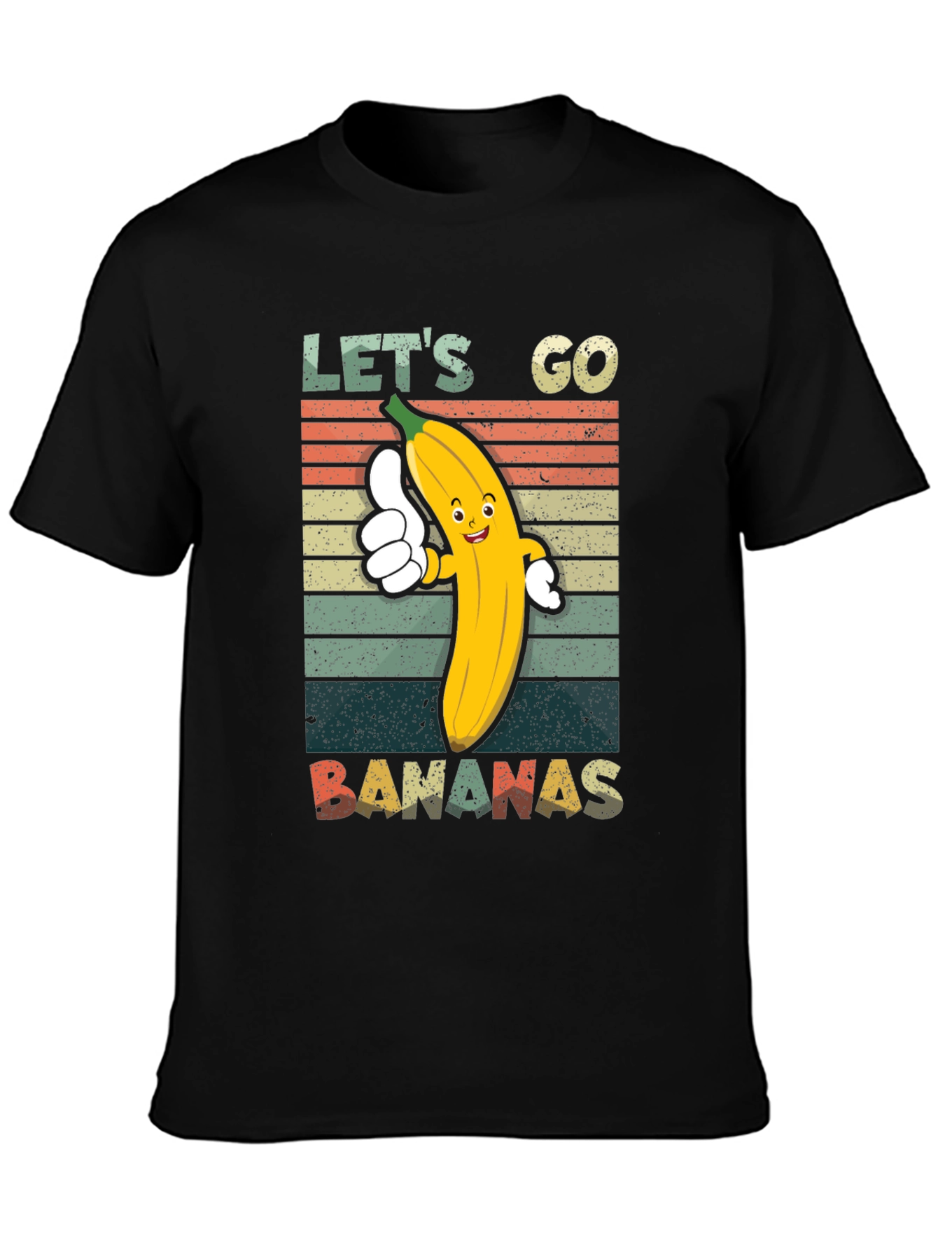 Lets Go Bananas T-Shirt - Retro Fruit Tee