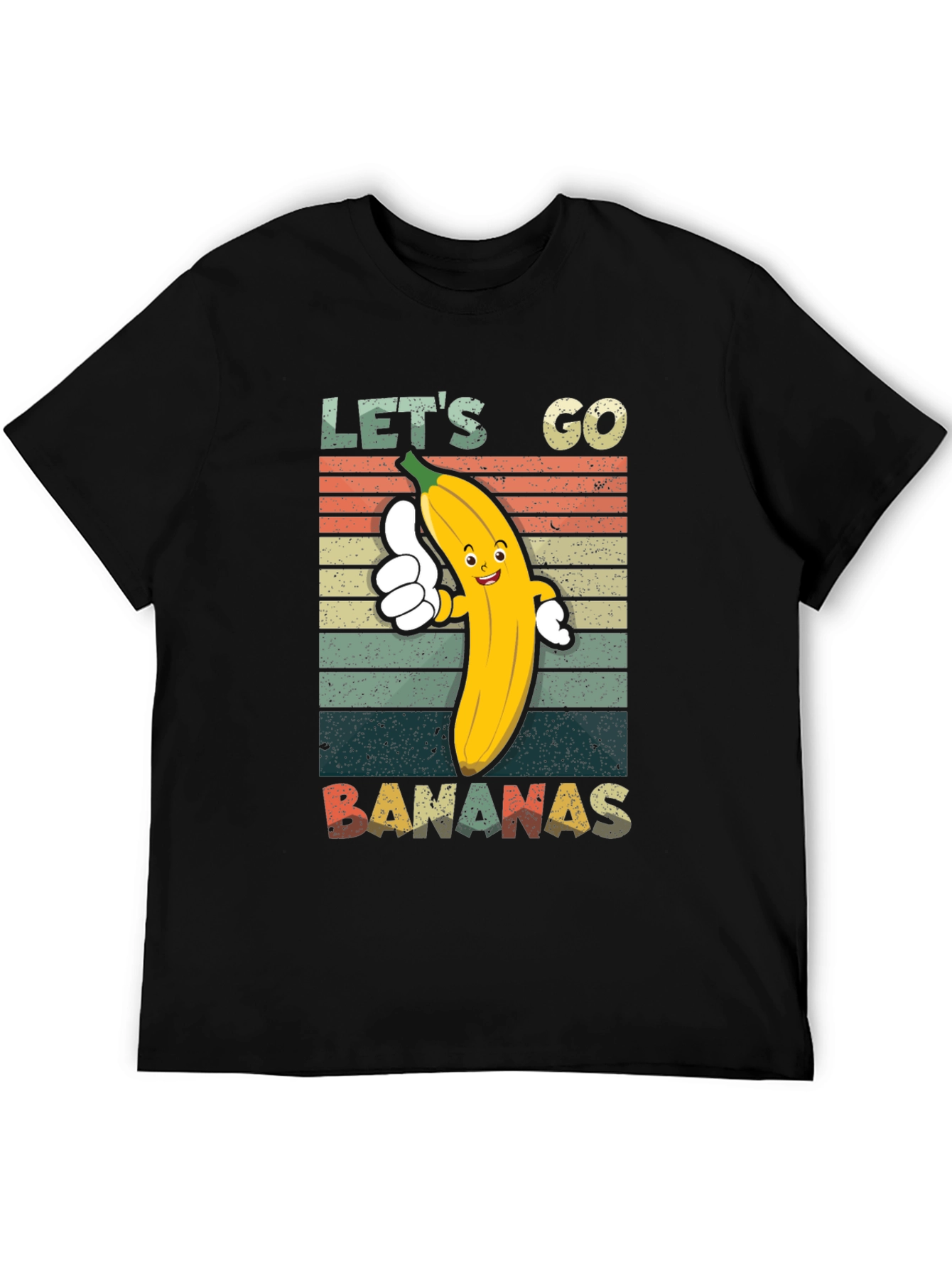 Lets Go Bananas T-Shirt - Retro Fruit Tee