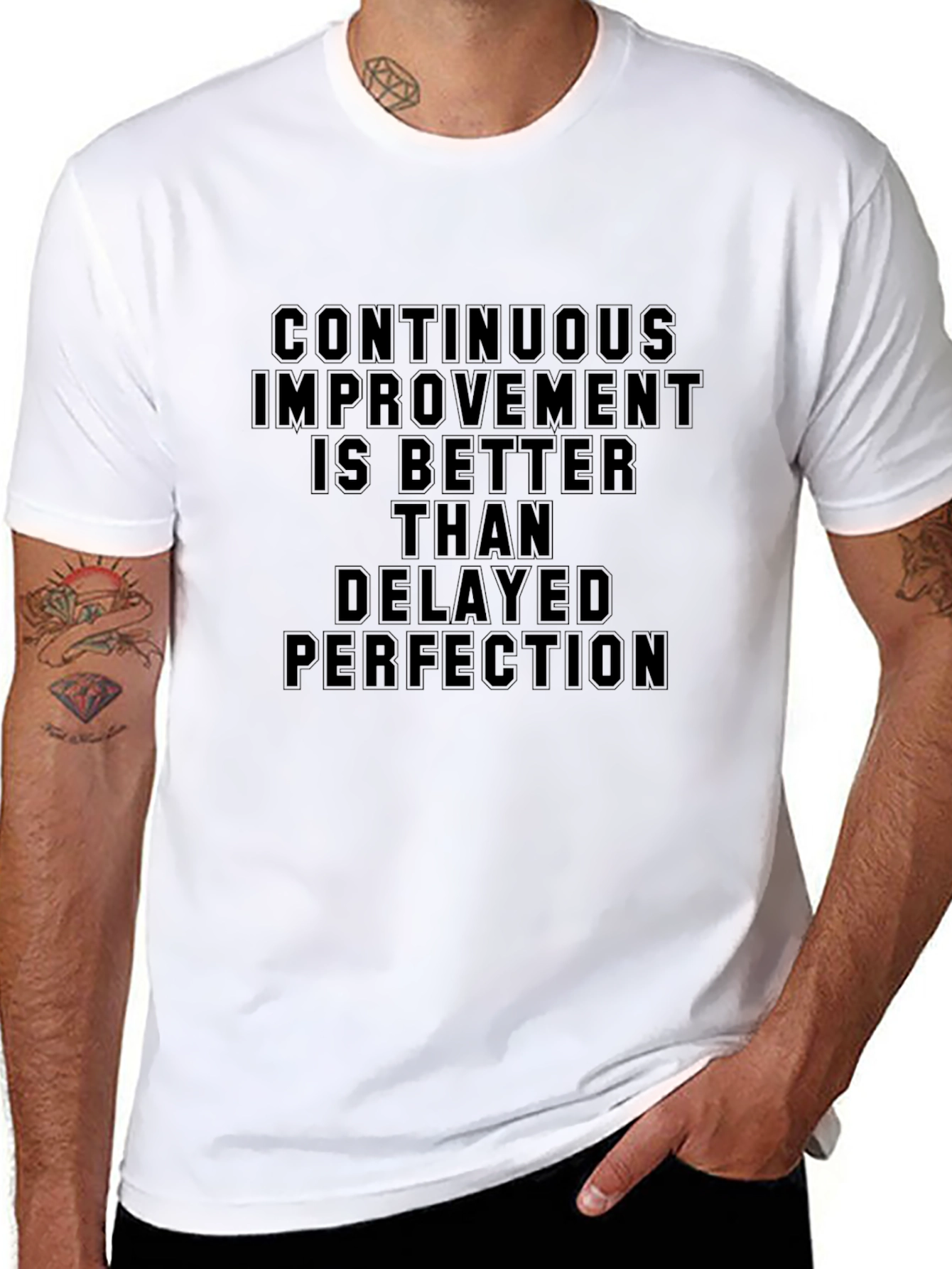Continuous Improvement Tee - Black