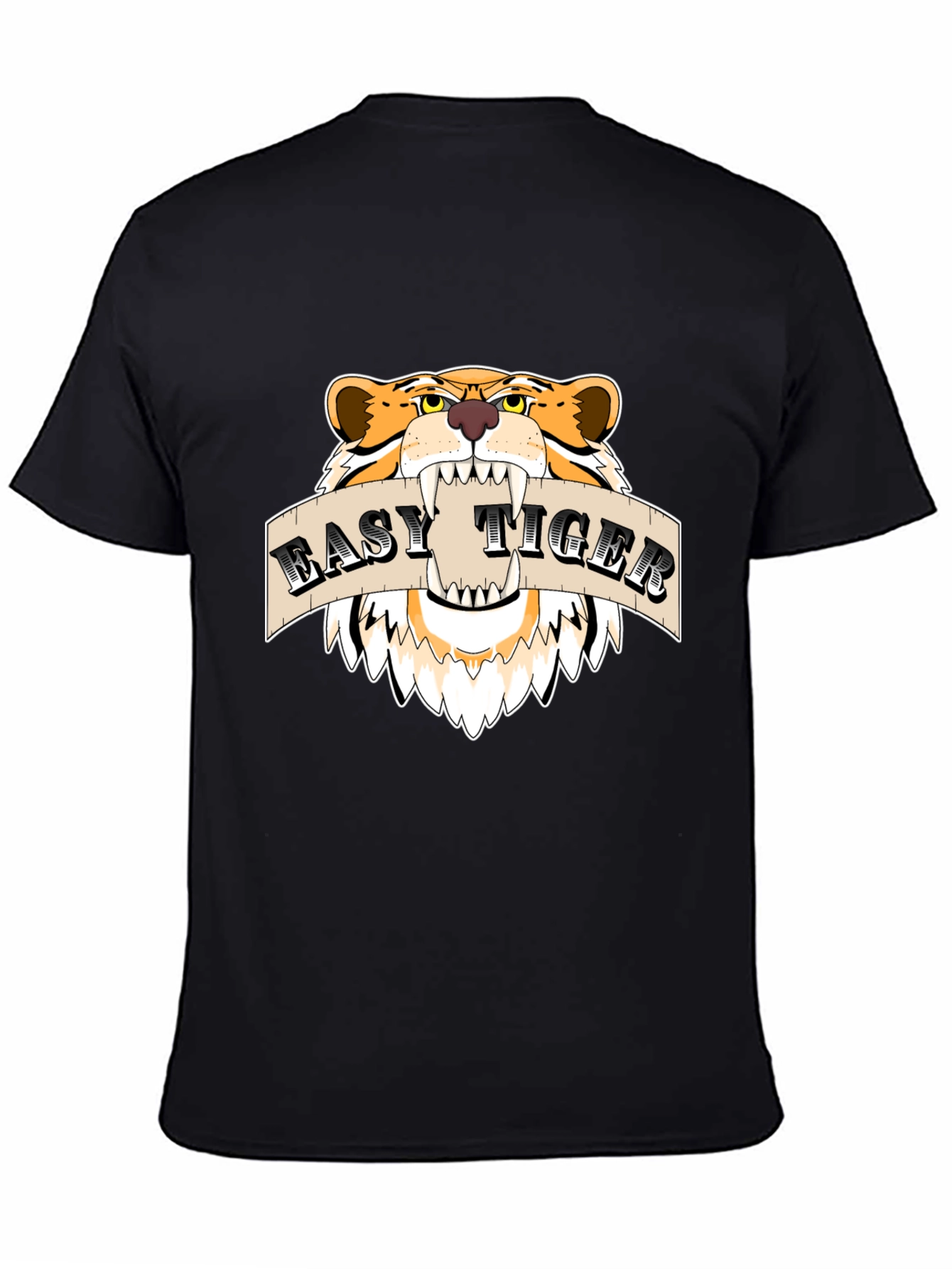 Easy Tiger Graphic Tee -  Bold Tiger Design