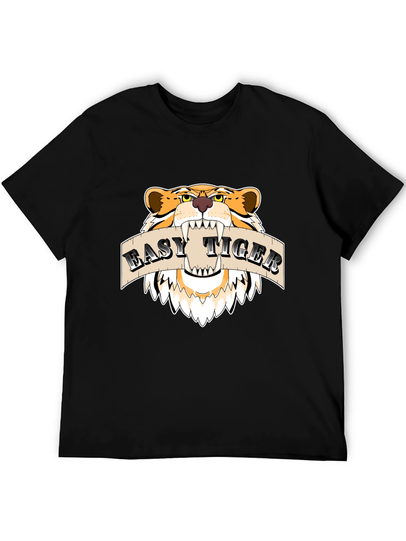 Easy Tiger Graphic Tee -  Bold Tiger Design