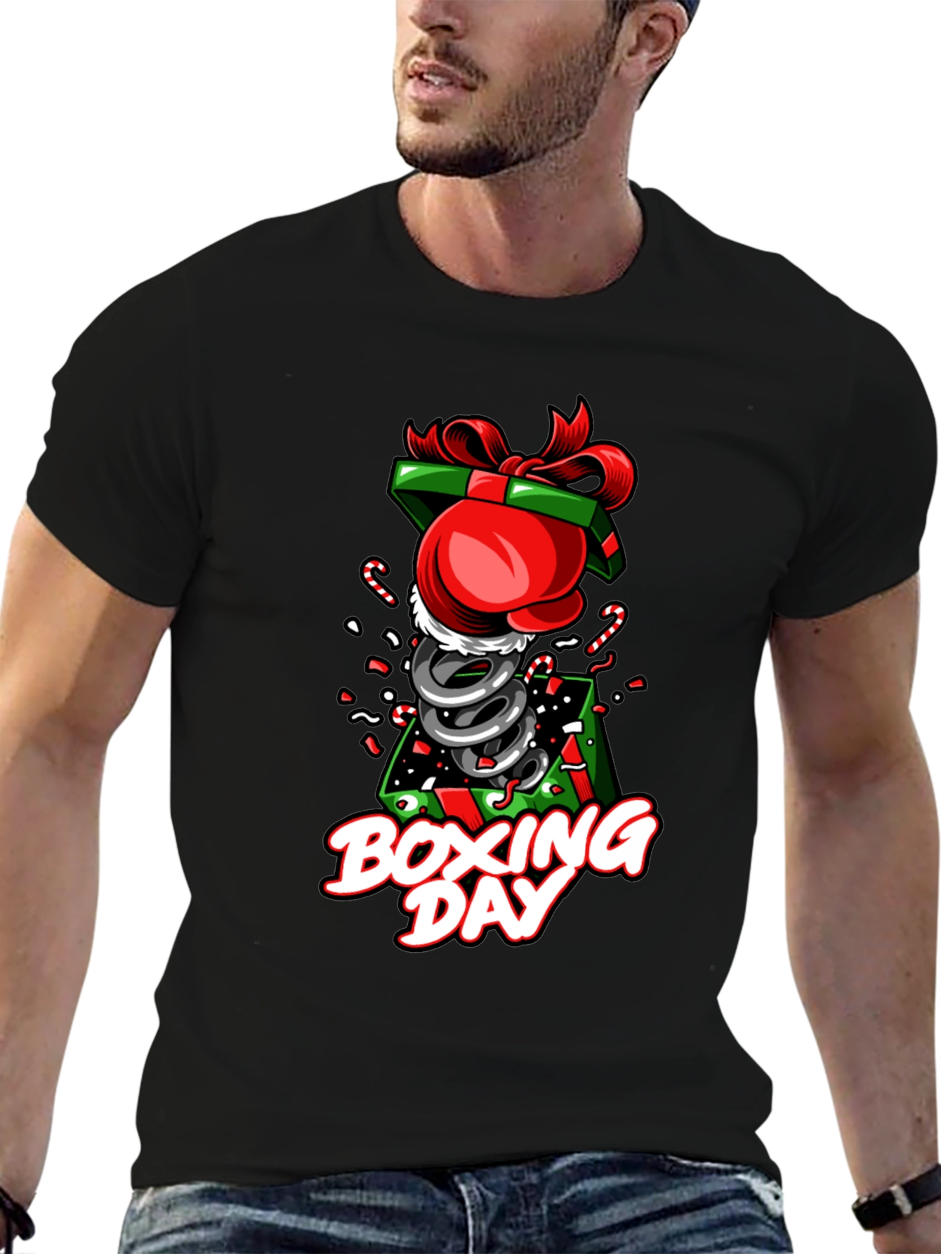 Boxing Day T-Shirt - Novelty Punching Glove Gift