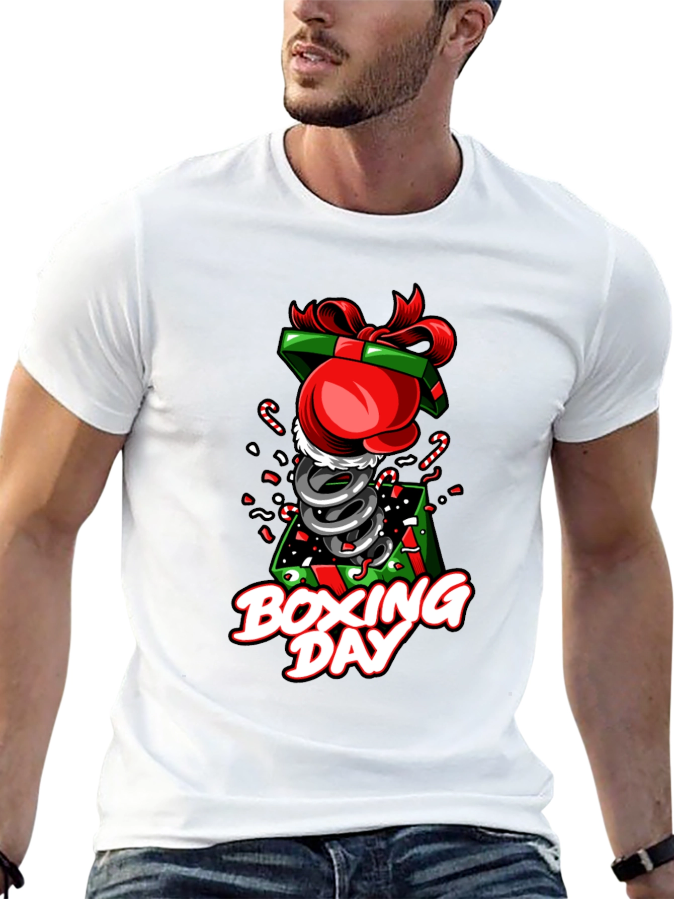 Boxing Day T-Shirt - Novelty Punching Glove Gift