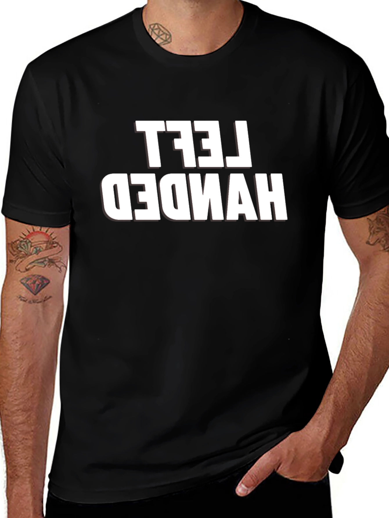 Left Handed Funny Graphic Tee