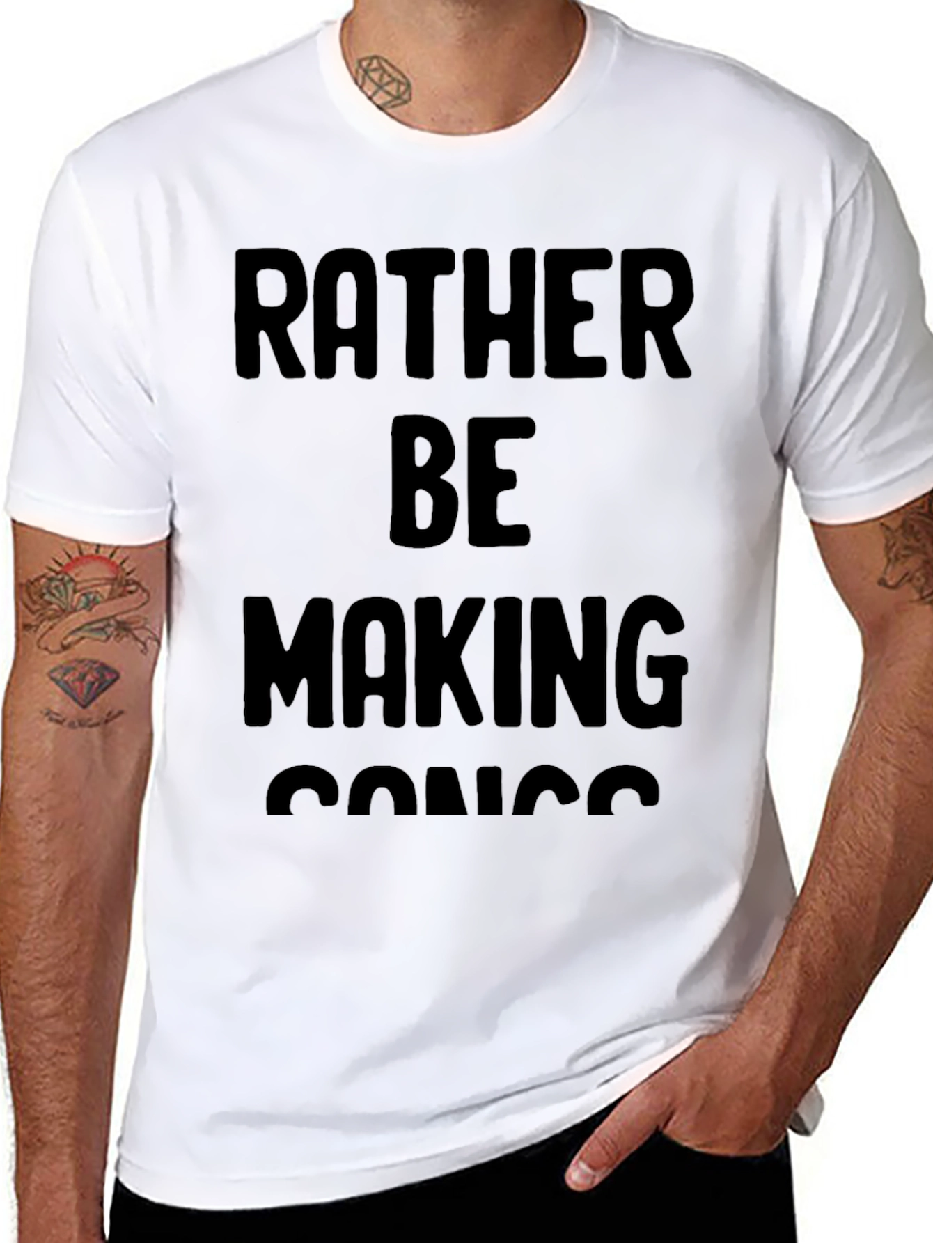 Rather Be Making Songs Graphic T-Shirt