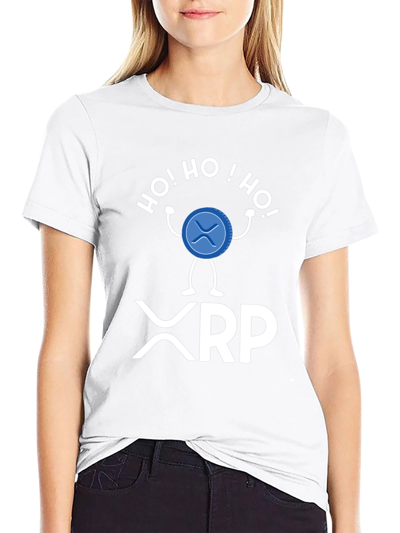XRP Crypto Christmas T-Shirt - Ho! Ho! Ho!