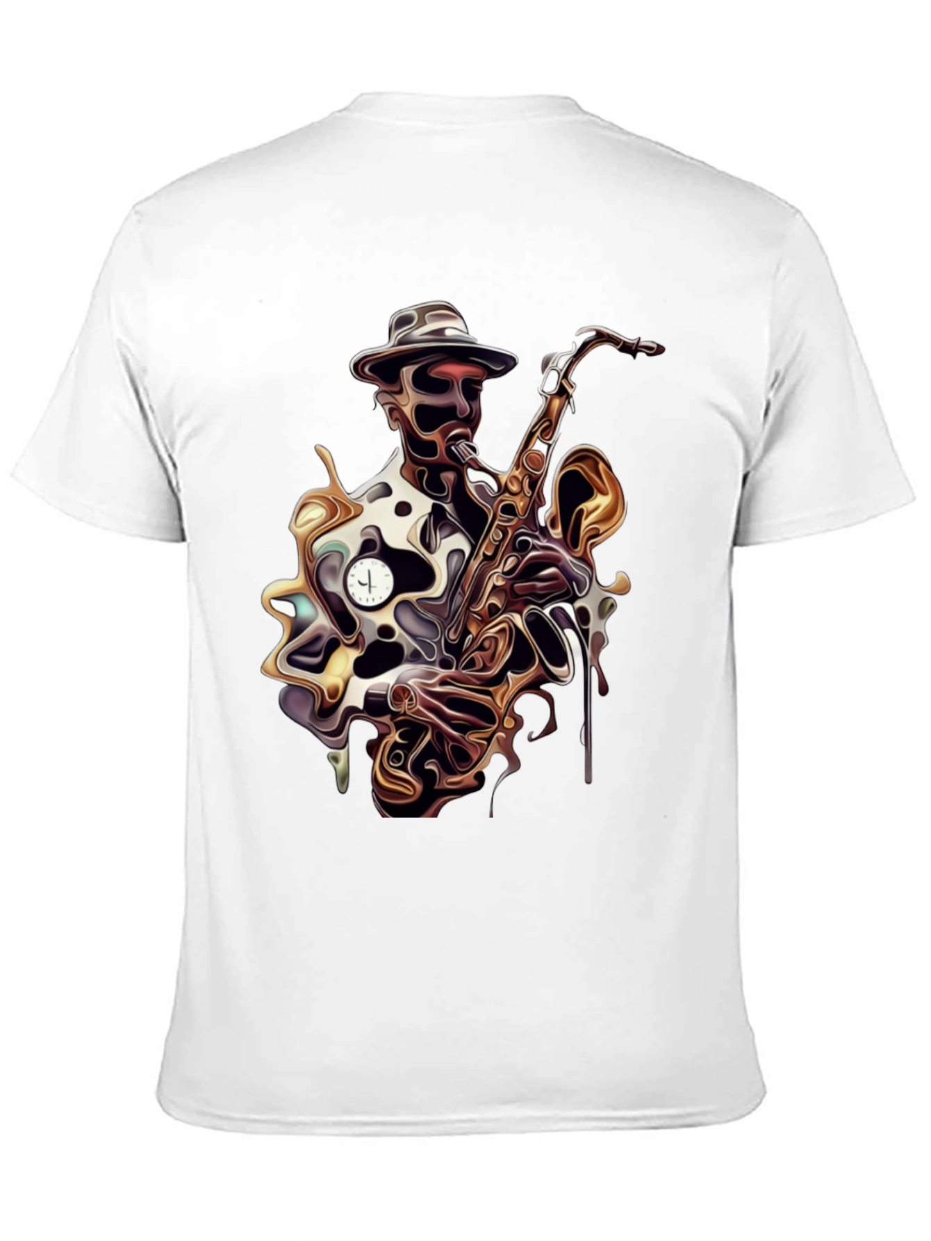 Jazz Saxophone Player Black T-Shirt