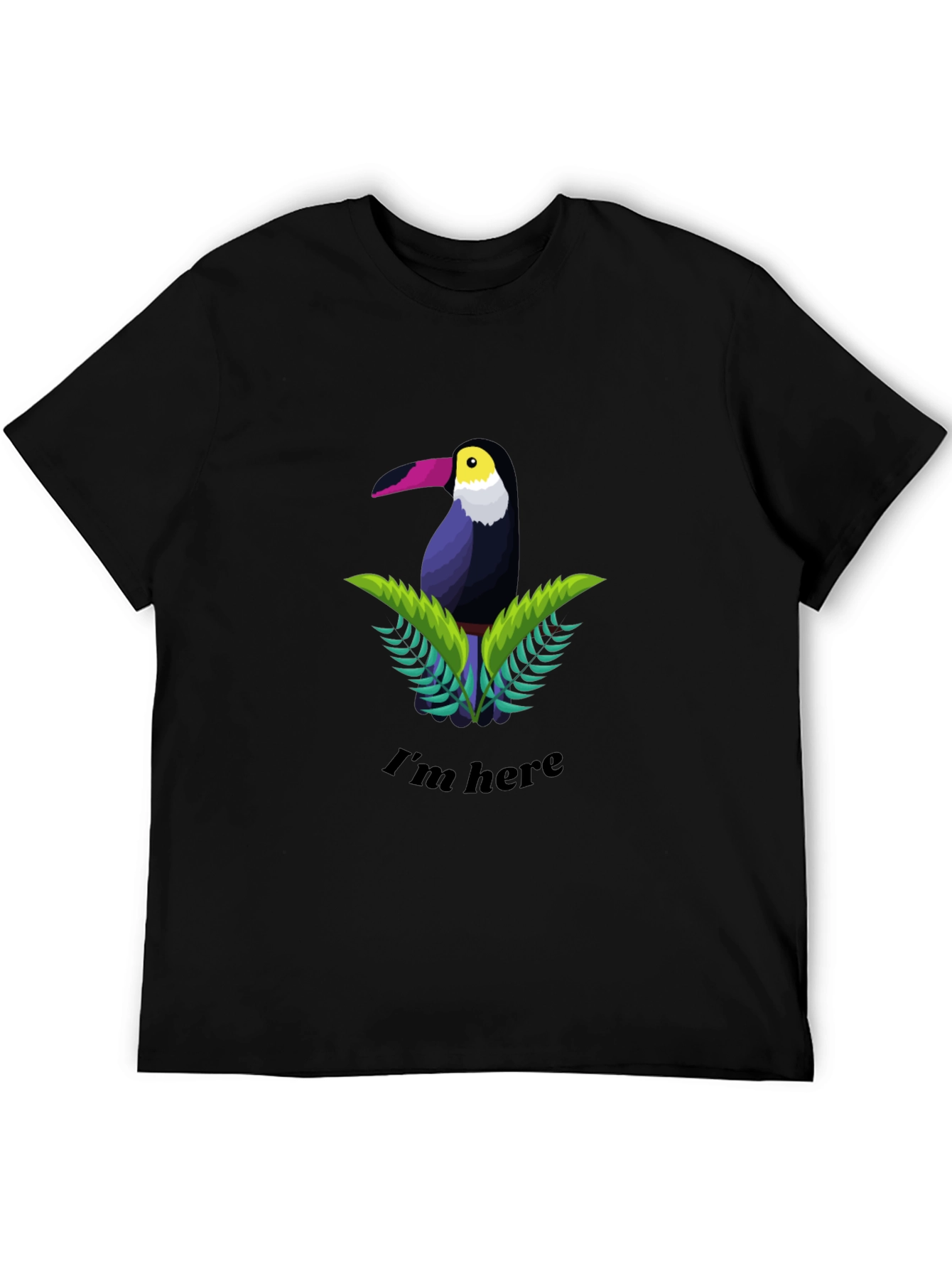 Tropical Toucan Graphic Tee - Im Here Design