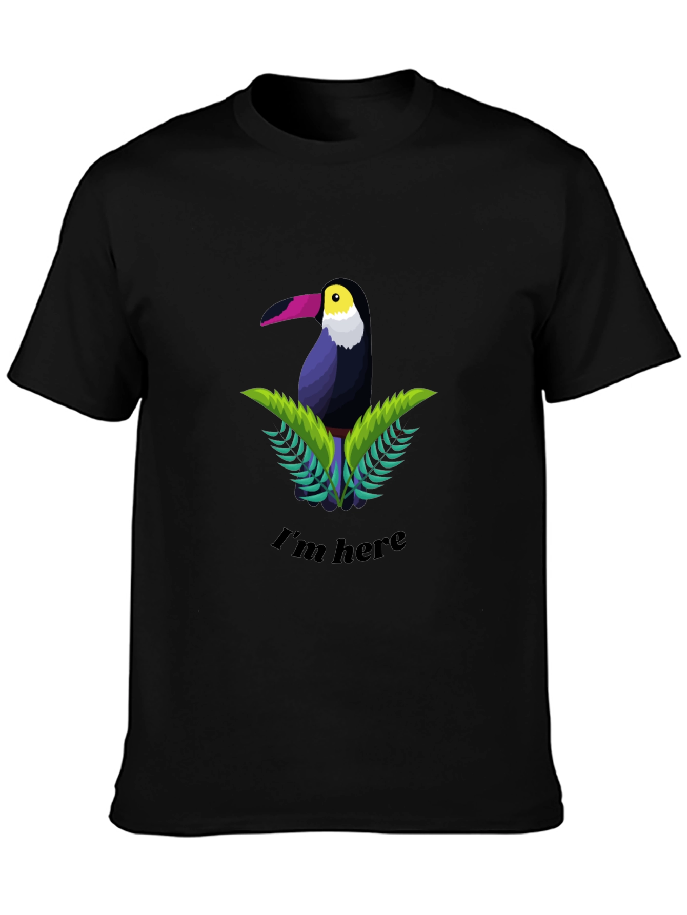 Tropical Toucan Graphic Tee - Im Here Design