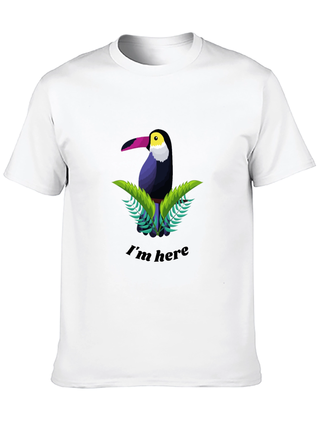 Tropical Toucan Graphic Tee - Im Here Design