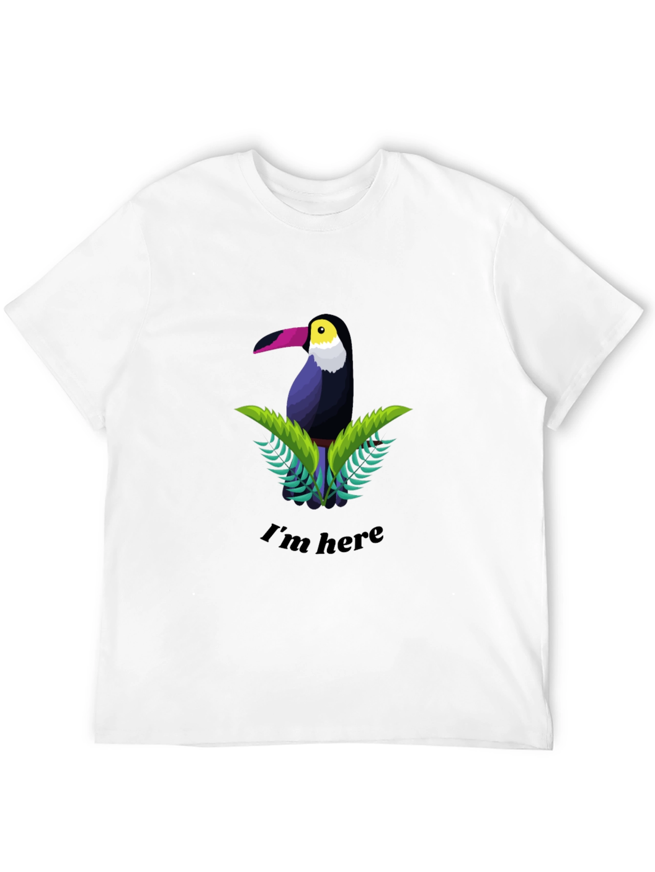 Tropical Toucan Graphic Tee - Im Here Design
