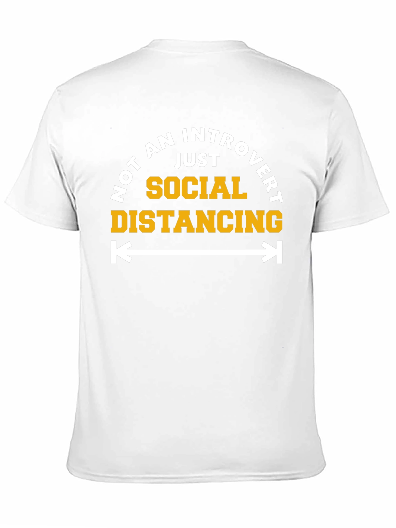 Introvert Social Distancing Graphic T-Shirt