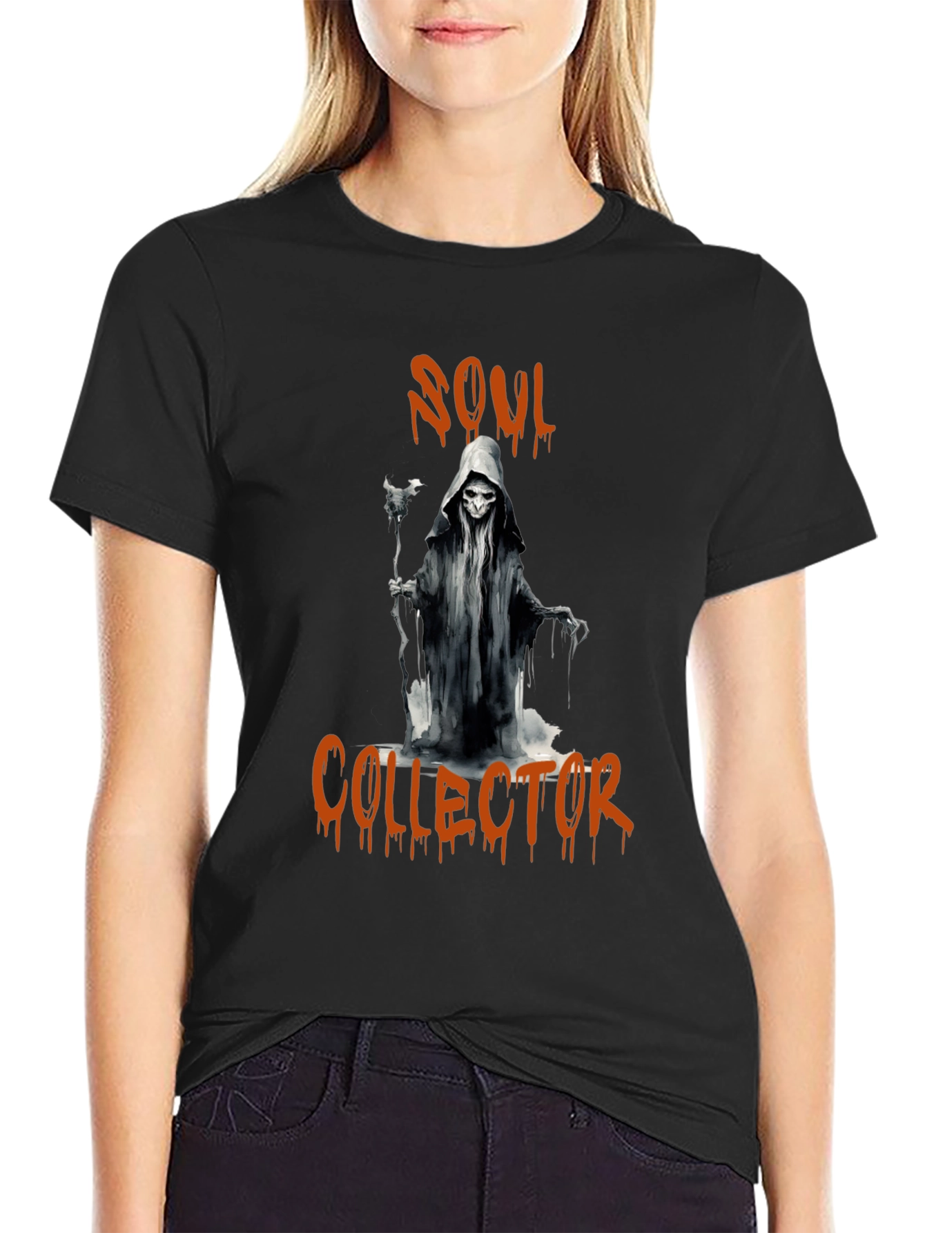 Soul Collector Graphic Tee - Reaper Design