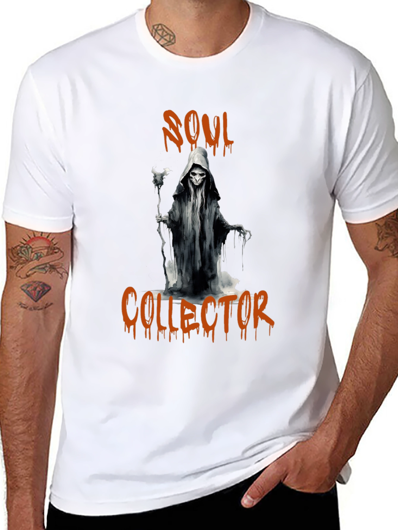 Soul Collector Graphic Tee - Reaper Design