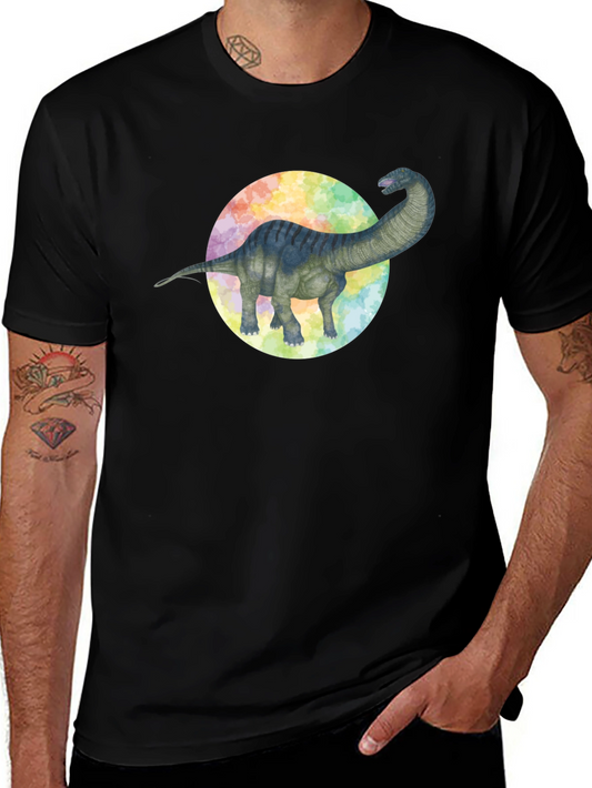 Dinosaur Graphic Tee - Brachiosaurus Black T-Shirt