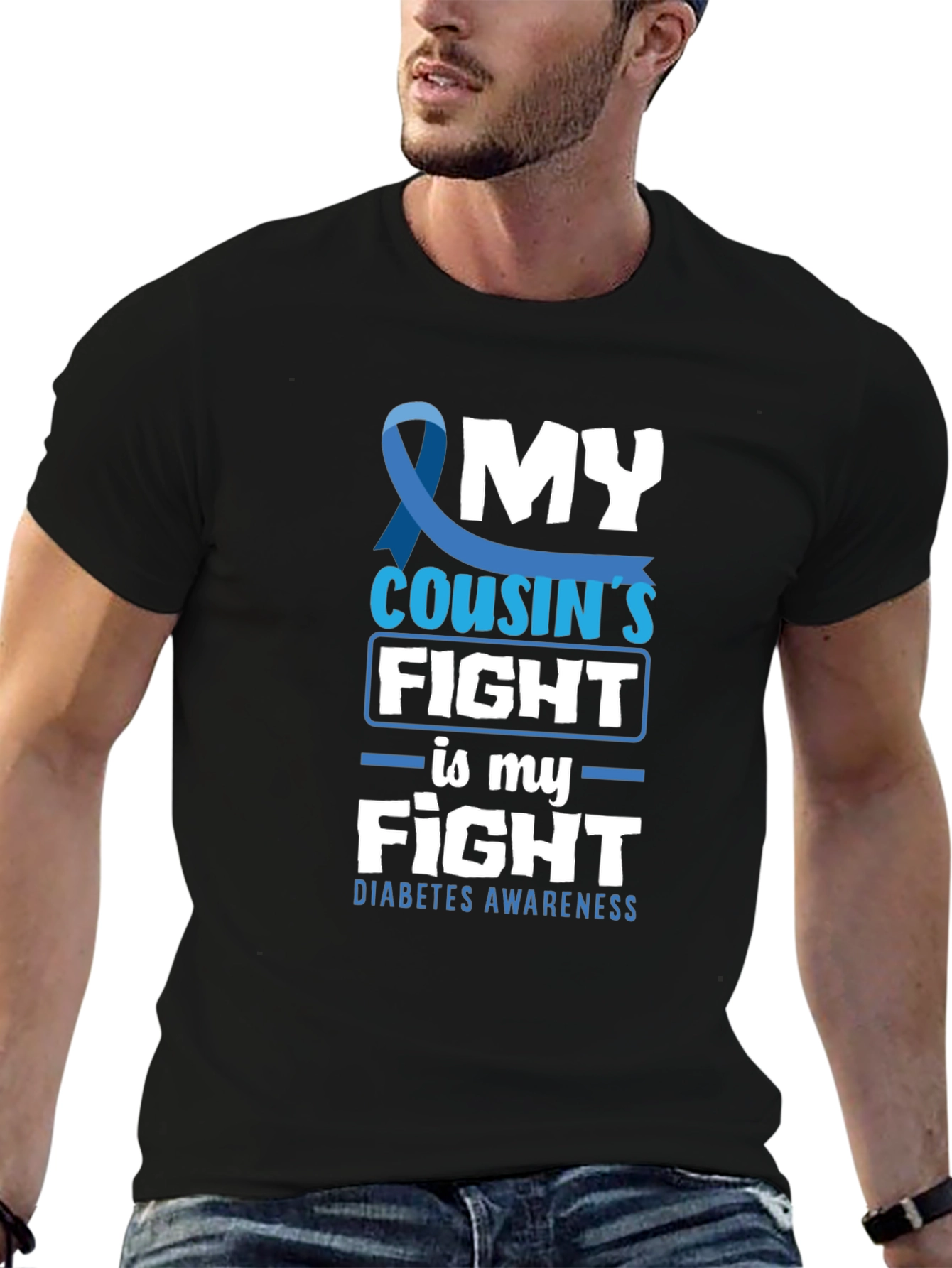 Diabetes Awareness T-Shirt - My Cousins Fight
