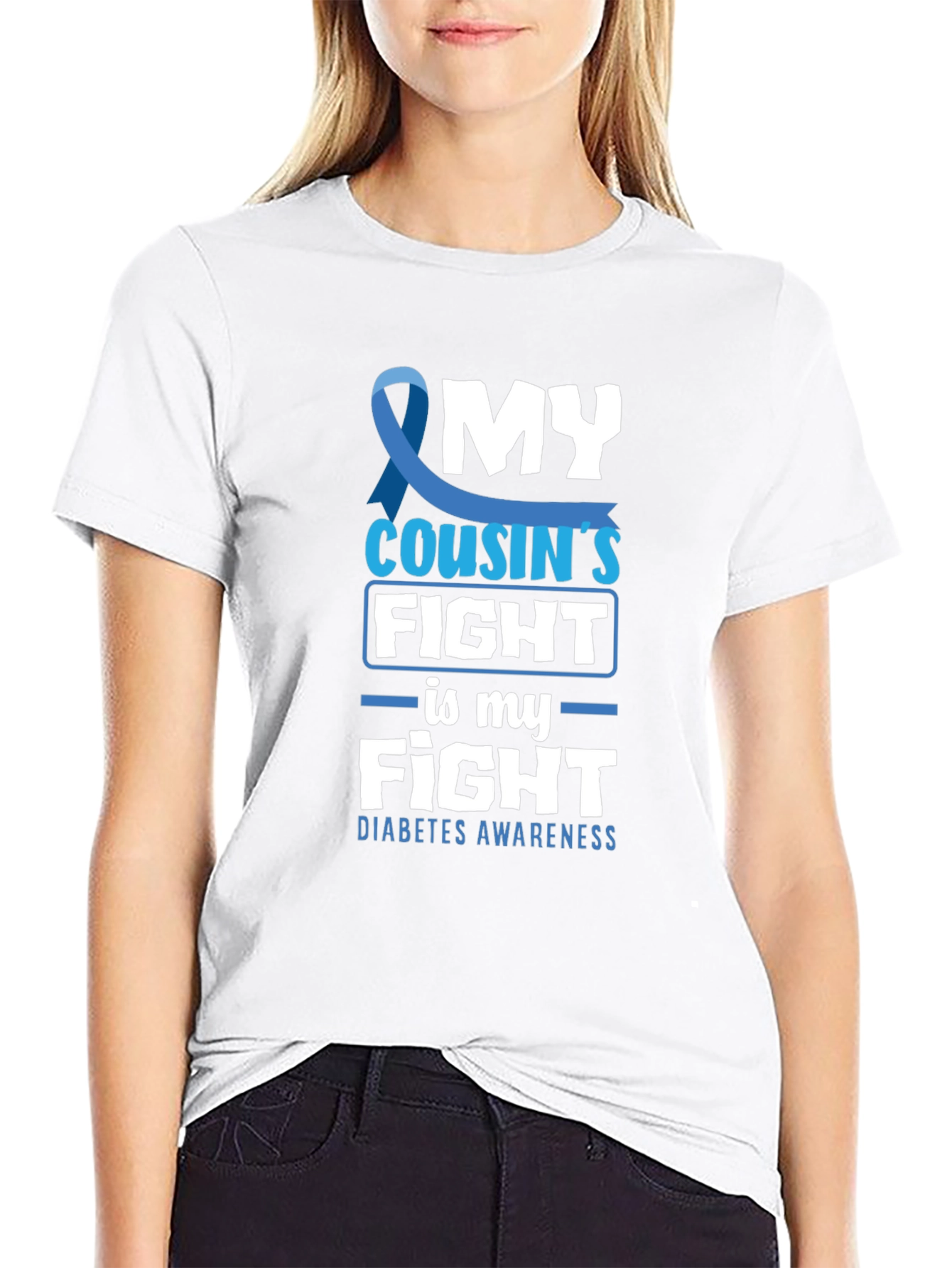 Diabetes Awareness T-Shirt - My Cousins Fight