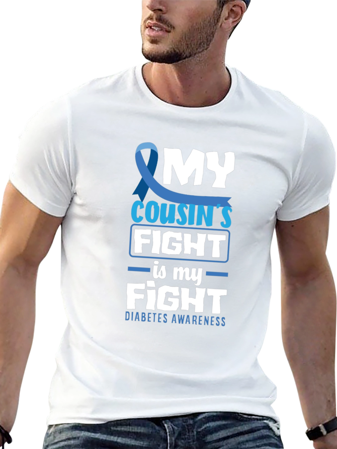Diabetes Awareness T-Shirt - My Cousins Fight