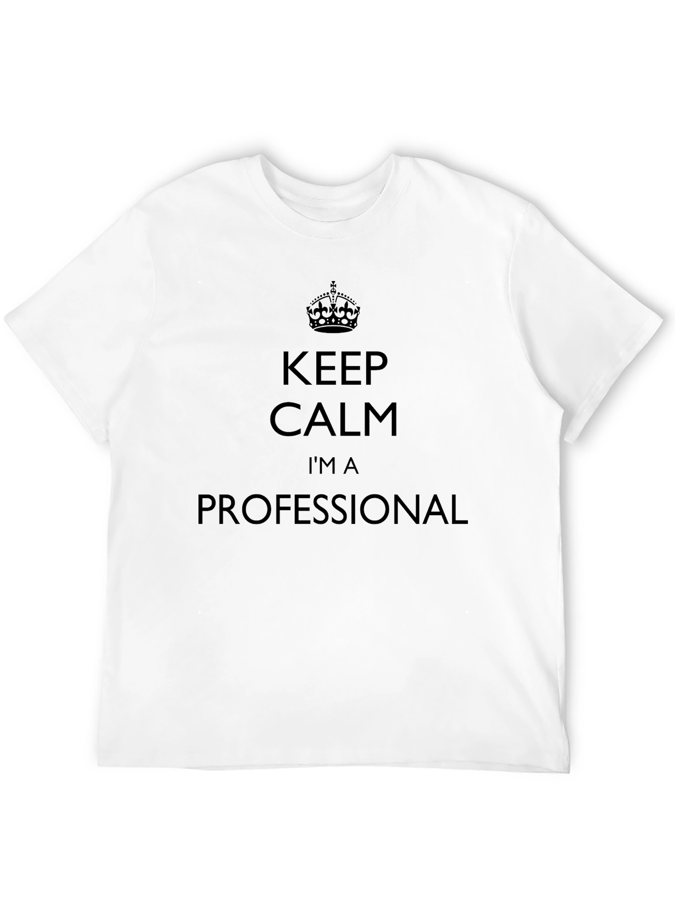 Keep Calm Im A Professional Black T-Shirt