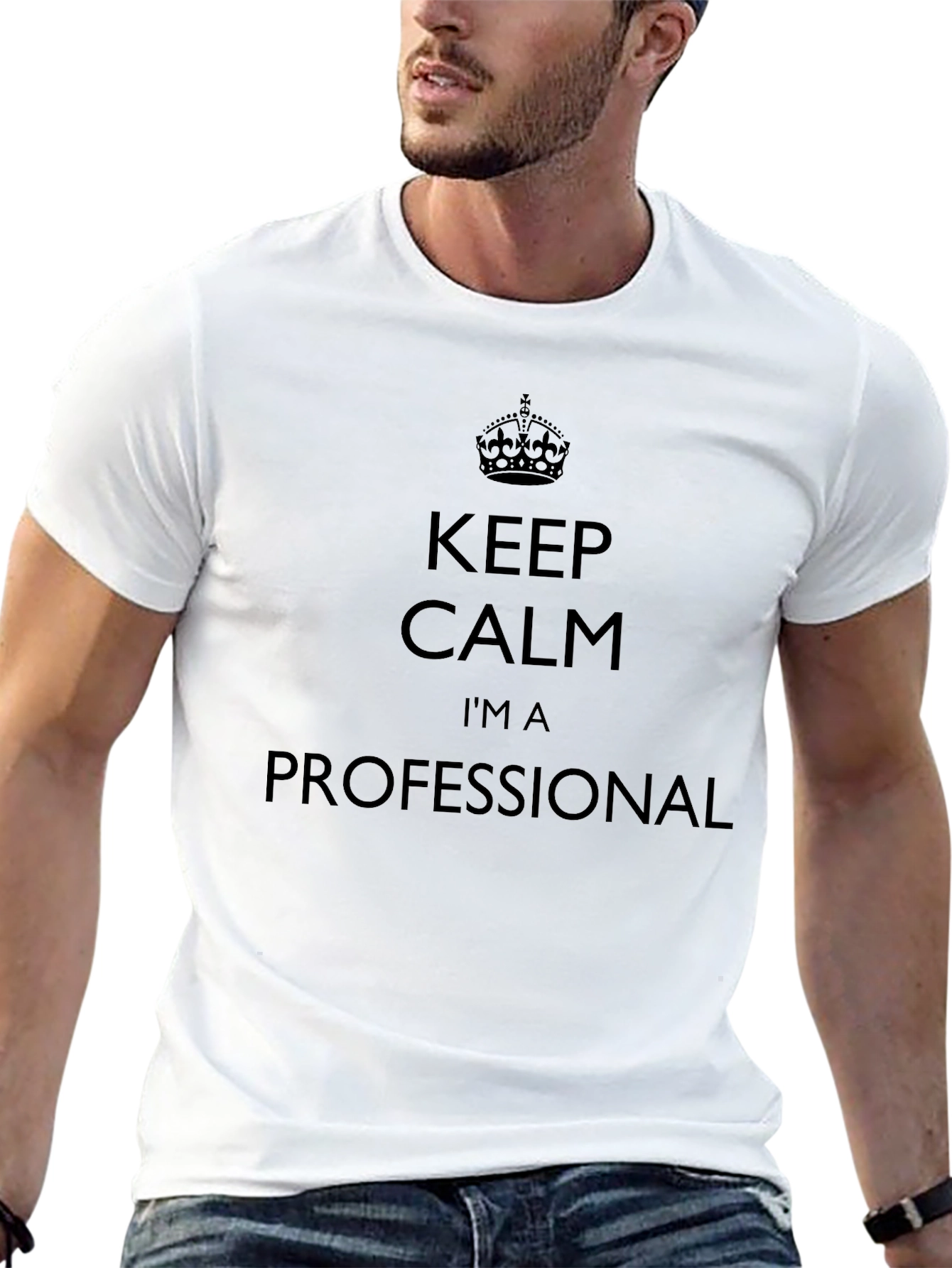 Keep Calm Im A Professional Black T-Shirt