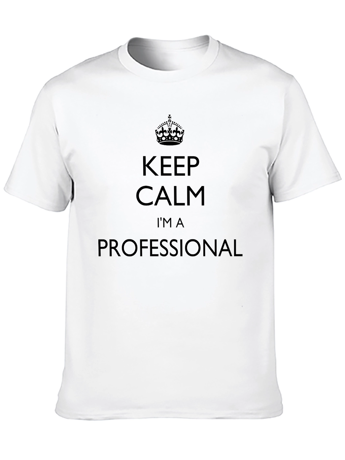 Keep Calm Im A Professional Black T-Shirt