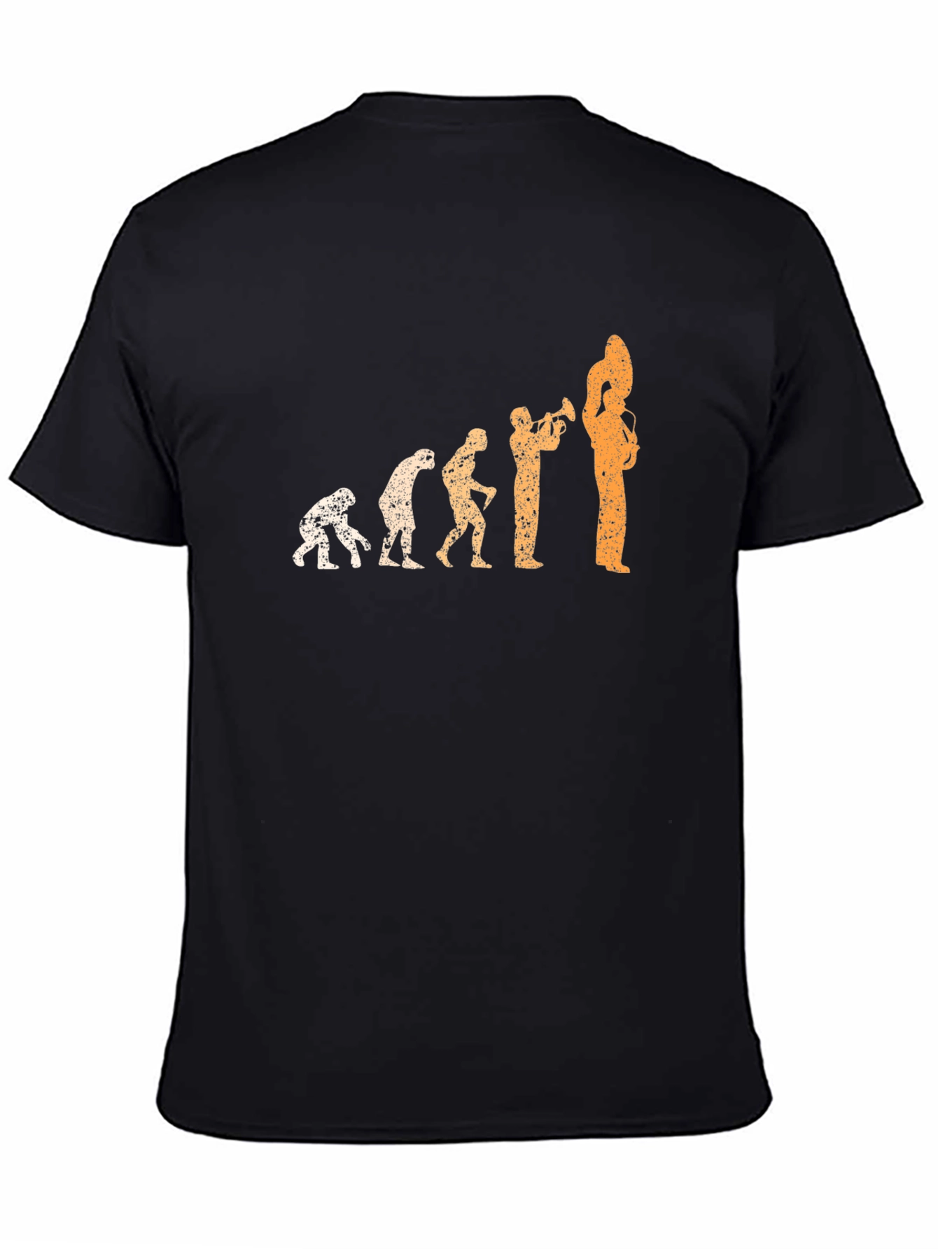 Evolution of Music Black T-Shirt