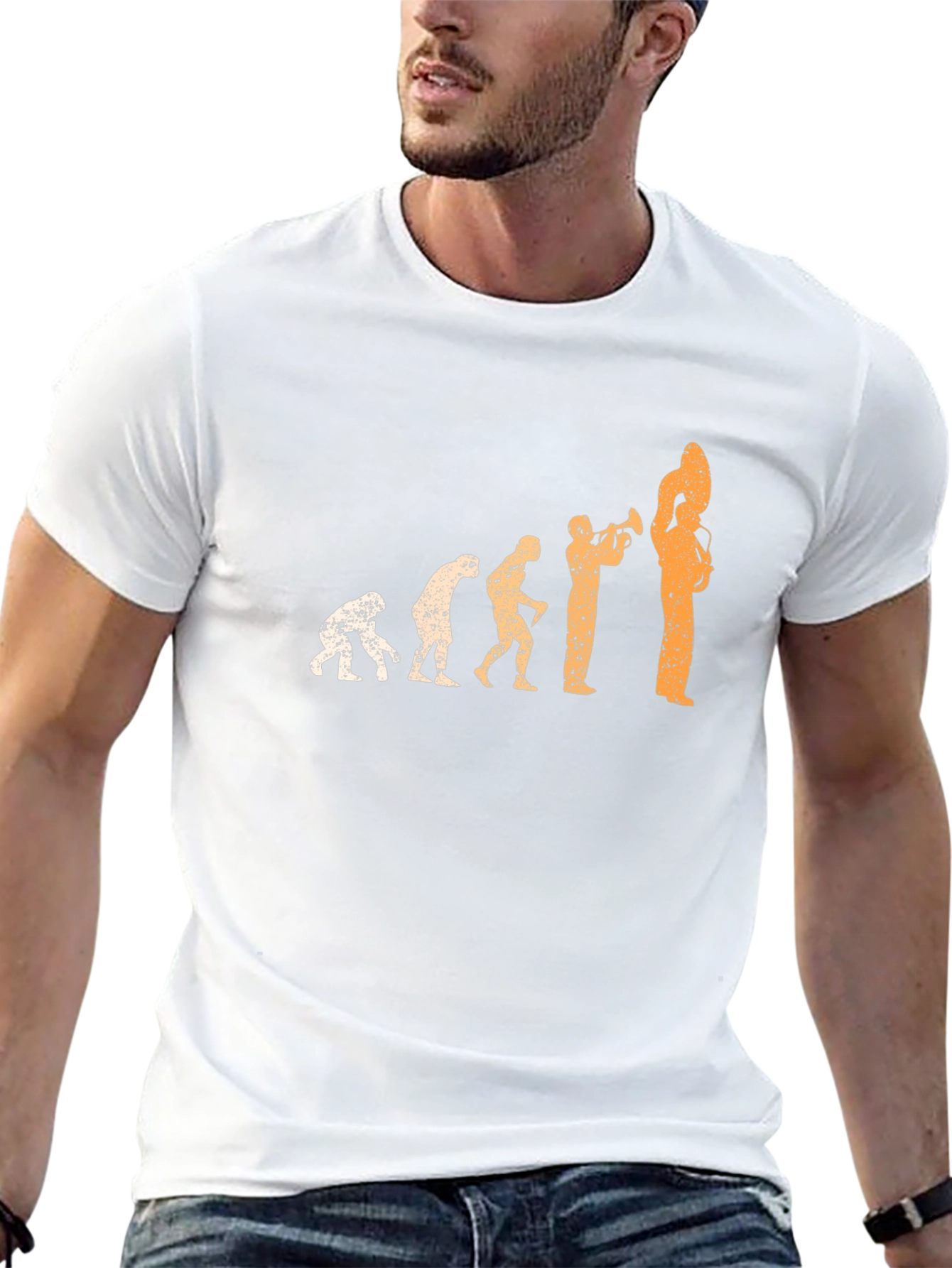Evolution of Music Black T-Shirt