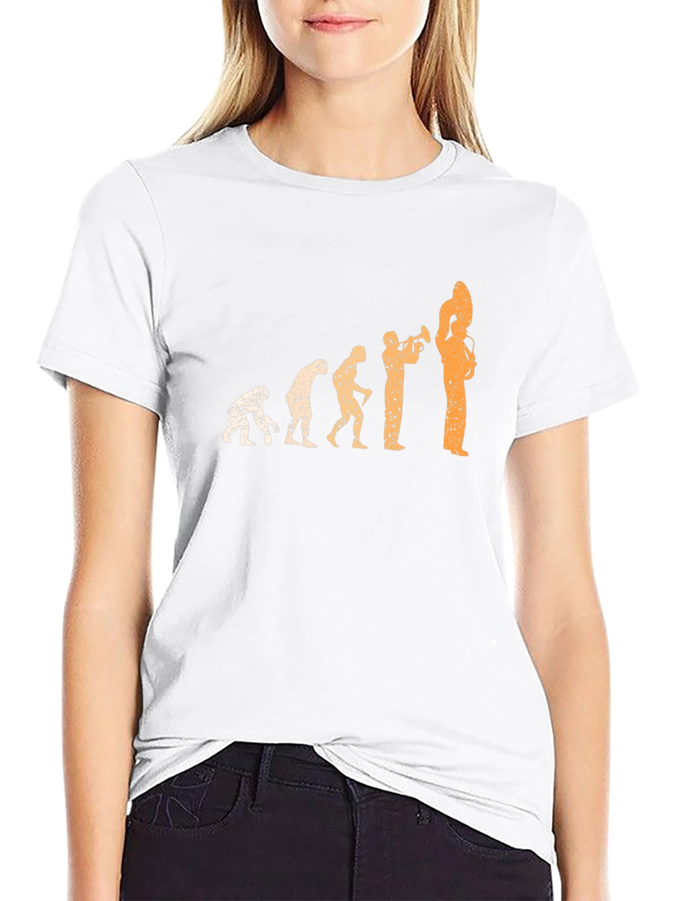 Evolution of Music Black T-Shirt