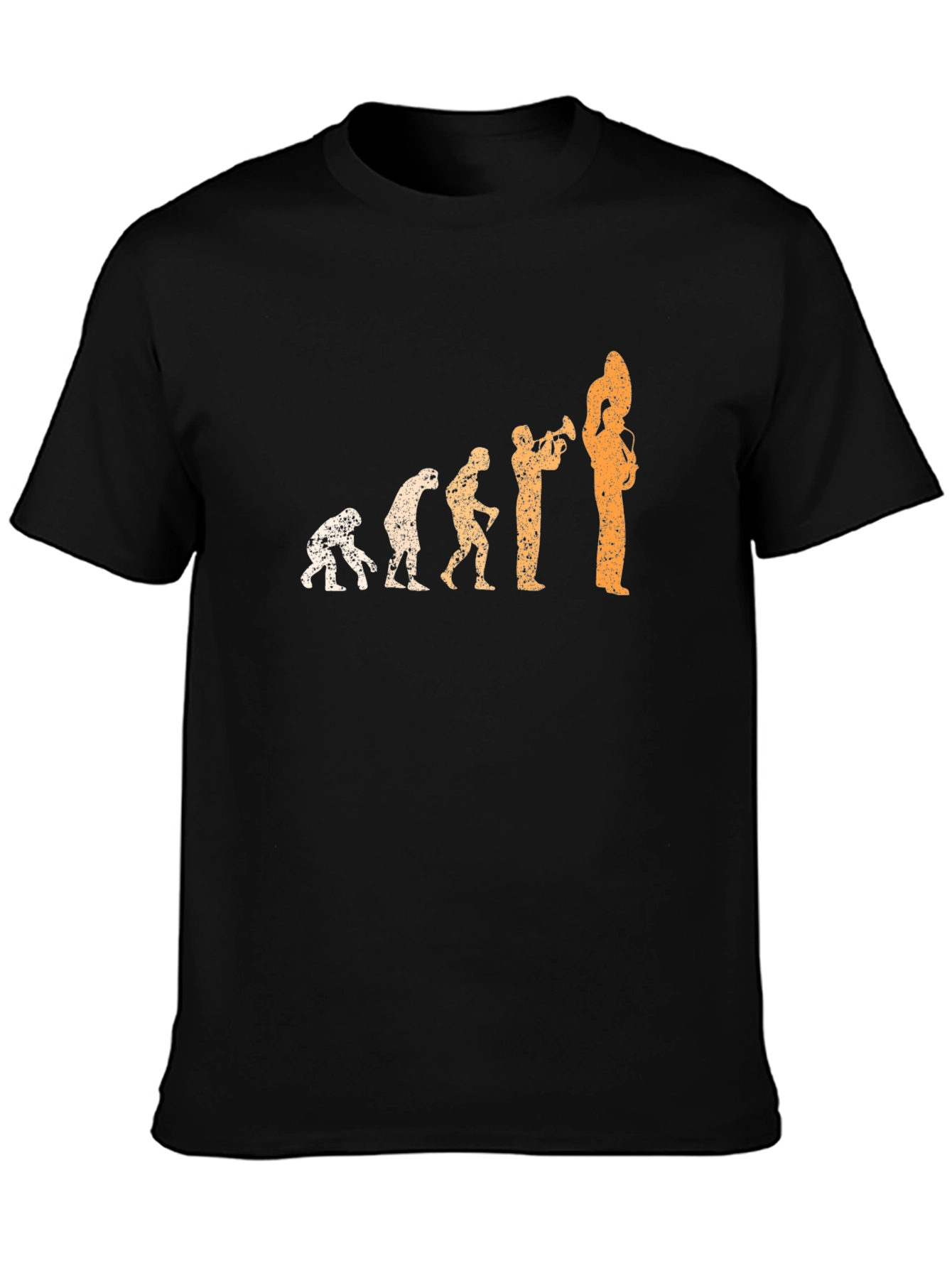 Evolution of Music Black T-Shirt