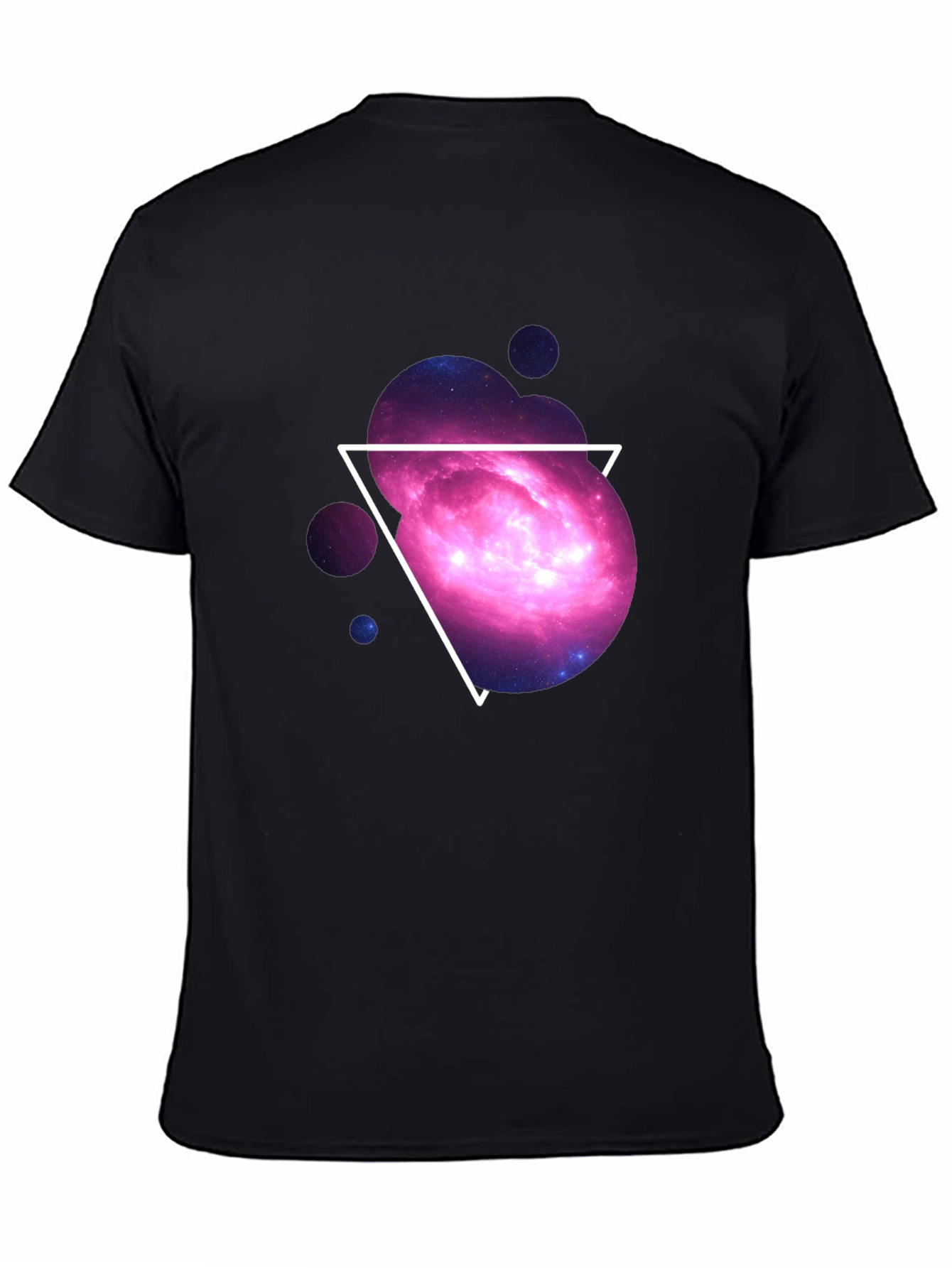 Galaxy Triangle Graphic Tee - Cosmic Style