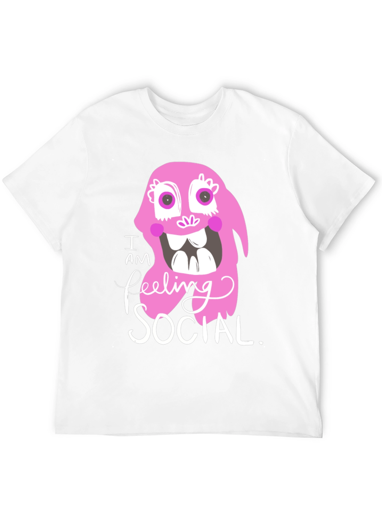 I am Feeling Social T-Shirt - Funny Graphic Tee