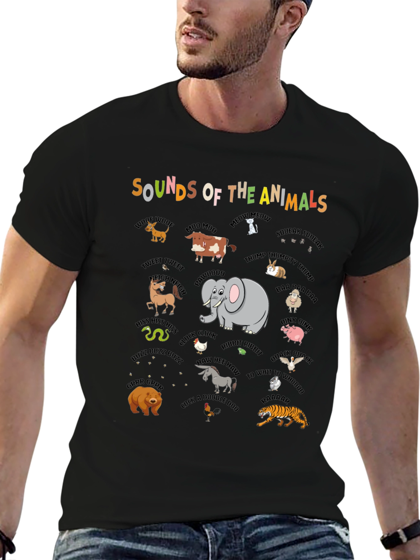 Sounds of the Animals Graphic T-Shirt
