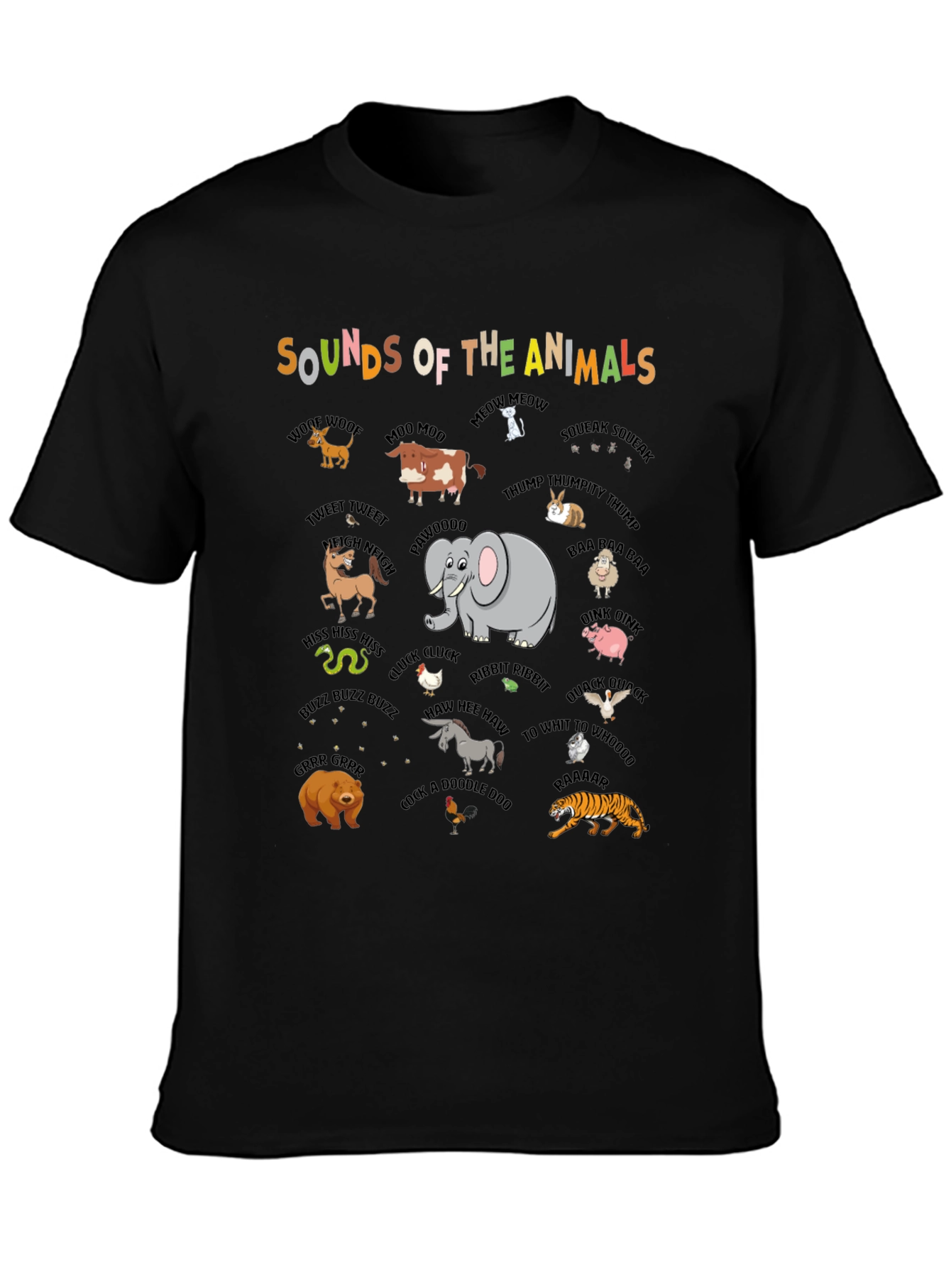 Sounds of the Animals Graphic T-Shirt