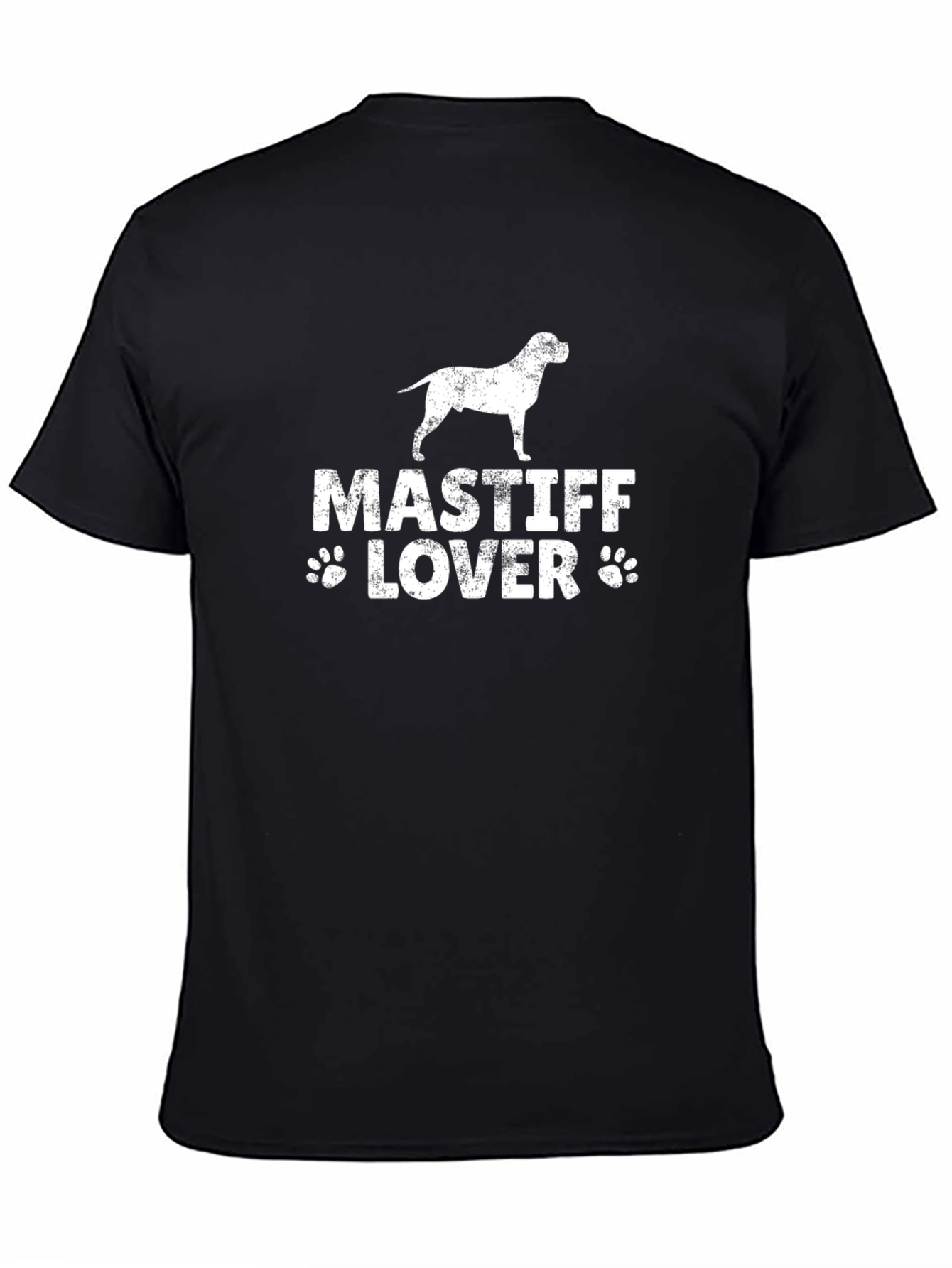 Mastiff Lover Black T-Shirt Dog Breed Tee