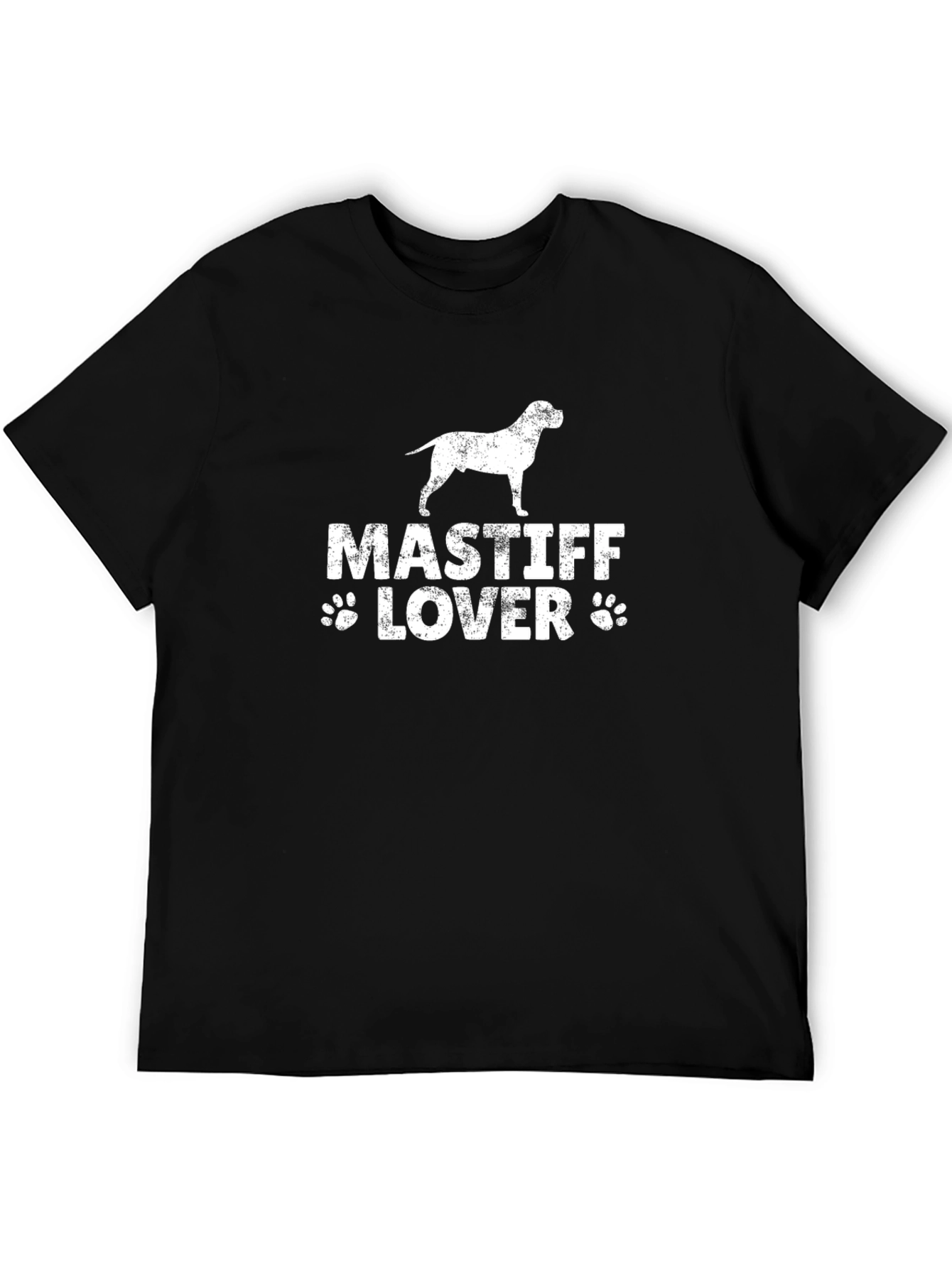 Mastiff Lover Black T-Shirt Dog Breed Tee