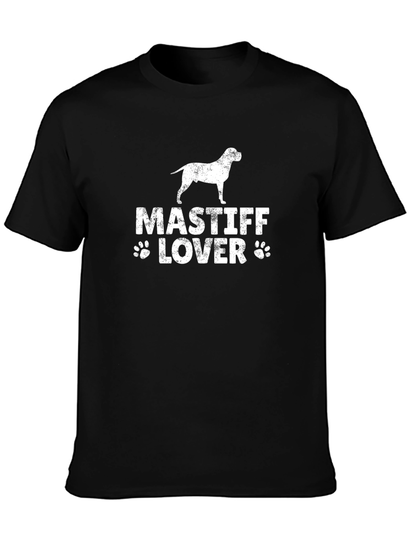 Mastiff Lover Black T-Shirt Dog Breed Tee