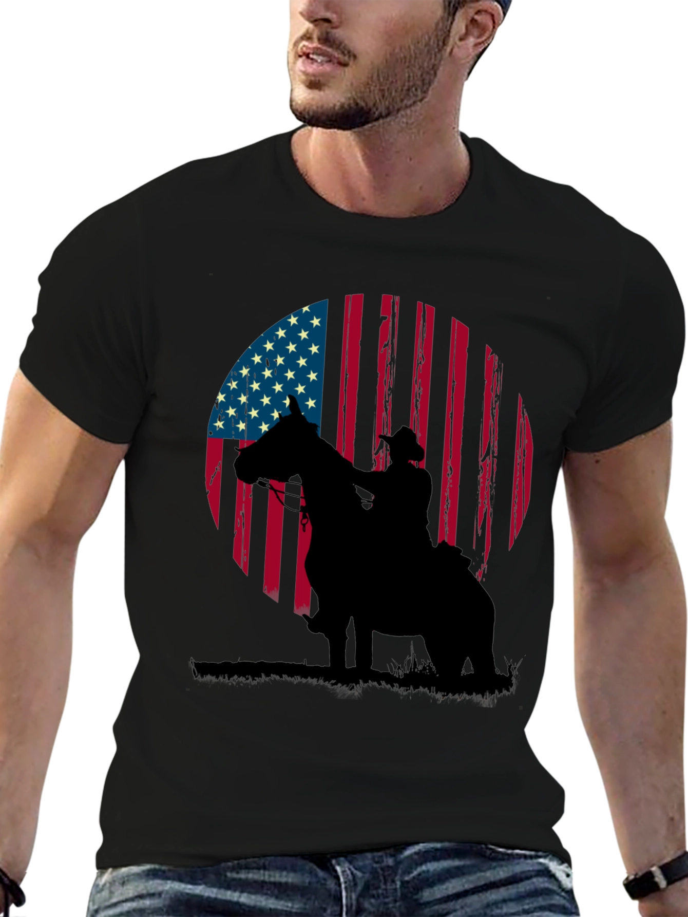 American Cowboy Graphic T-Shirt
