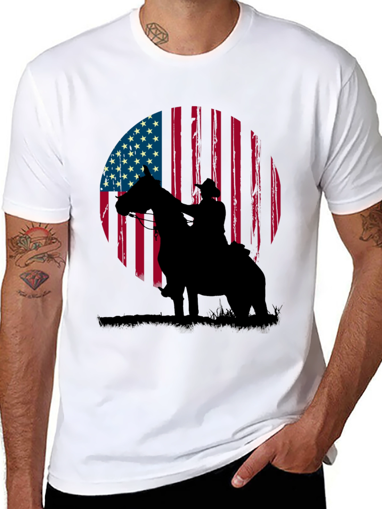 American Cowboy Graphic T-Shirt