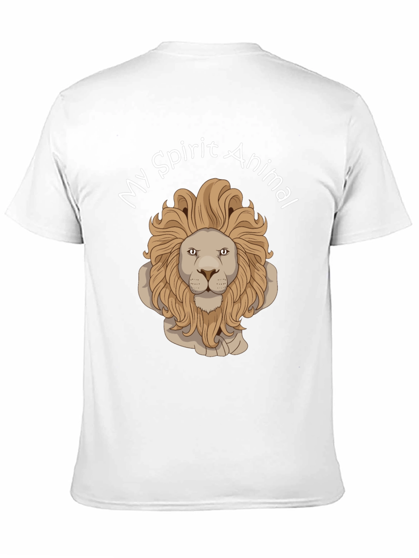 Lion Spirit Animal Graphic T-Shirt