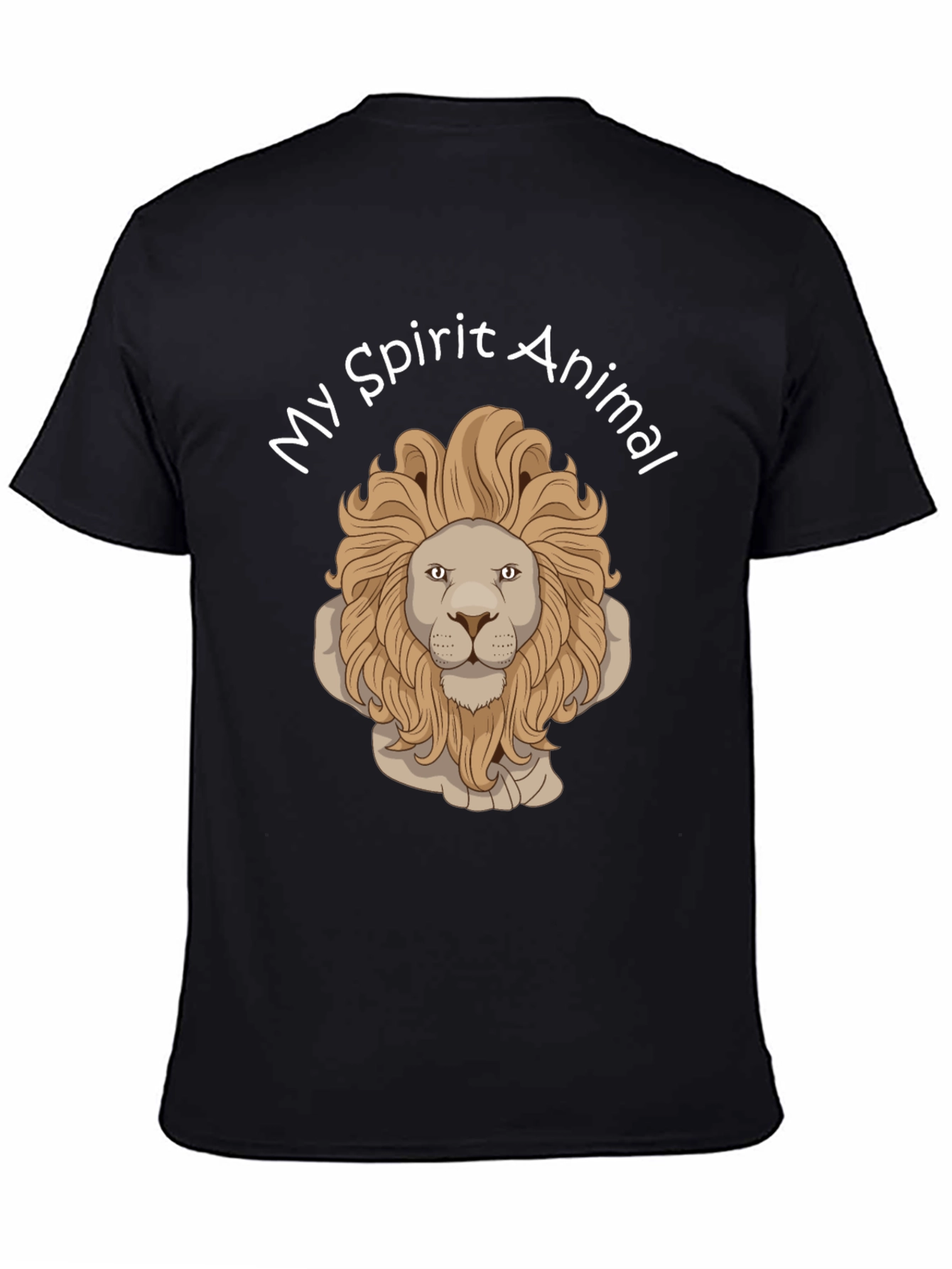 Lion Spirit Animal Graphic T-Shirt