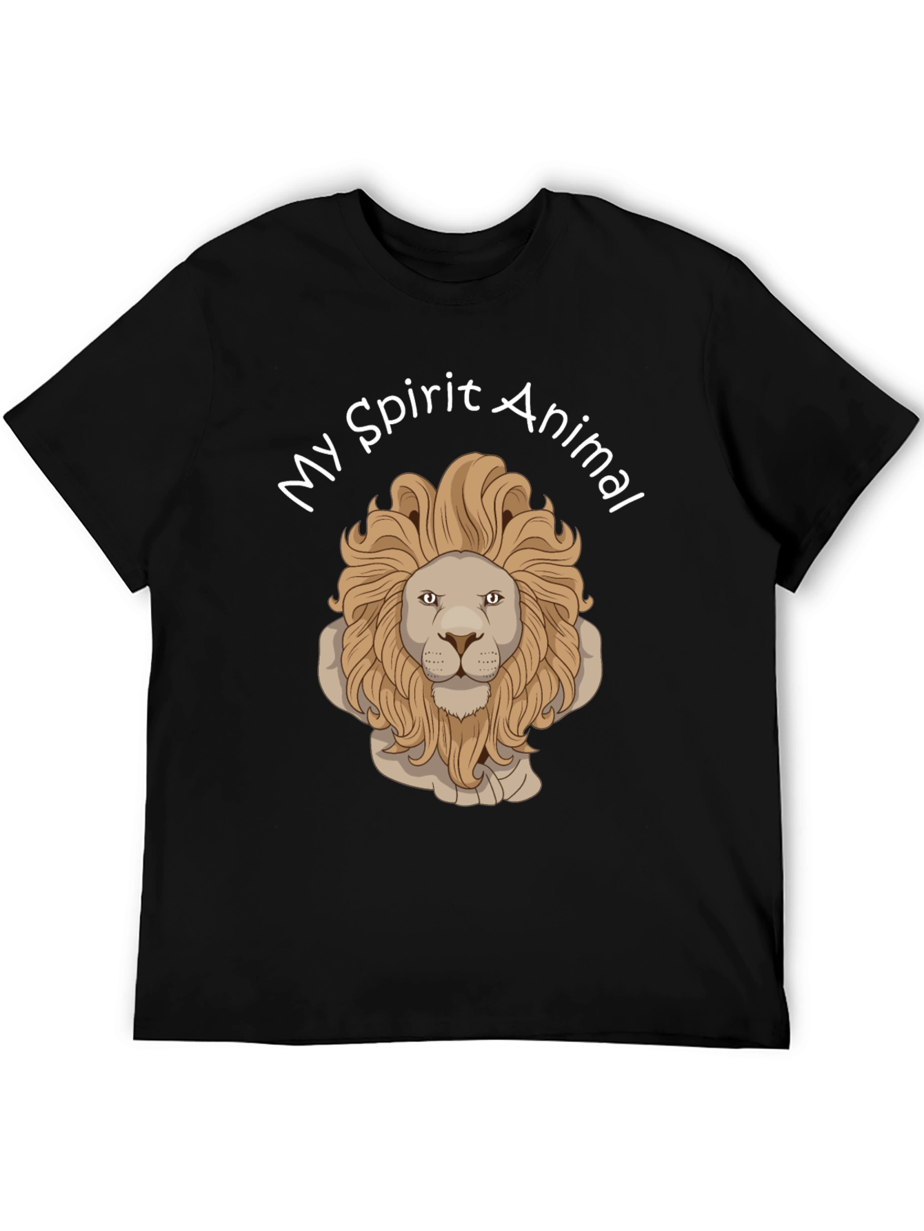 Lion Spirit Animal Graphic T-Shirt