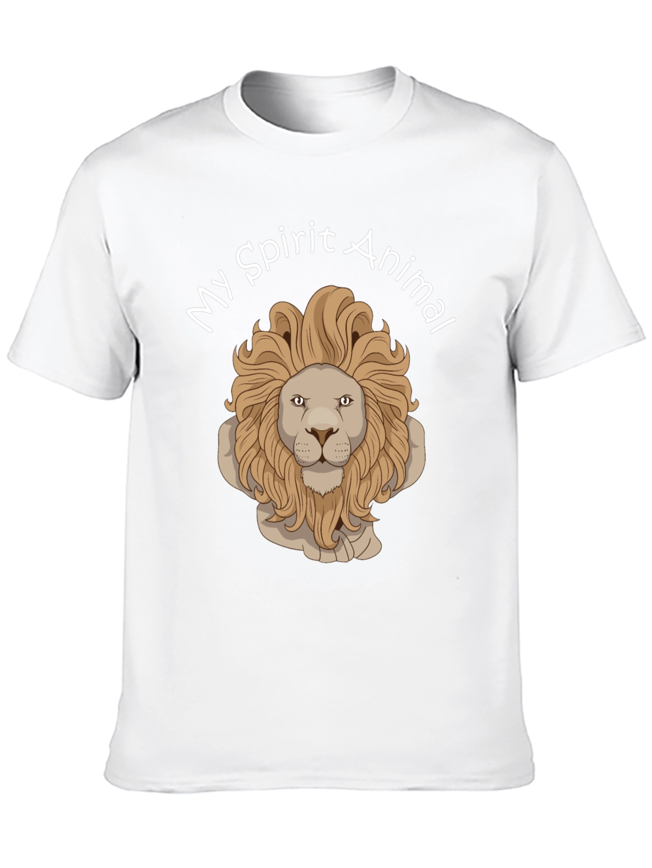Lion Spirit Animal Graphic T-Shirt