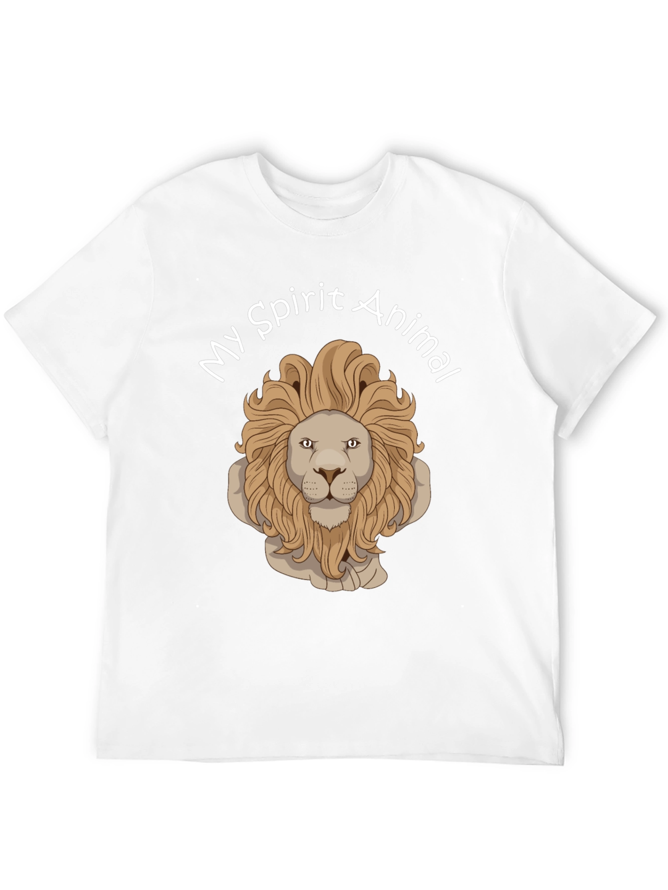 Lion Spirit Animal Graphic T-Shirt