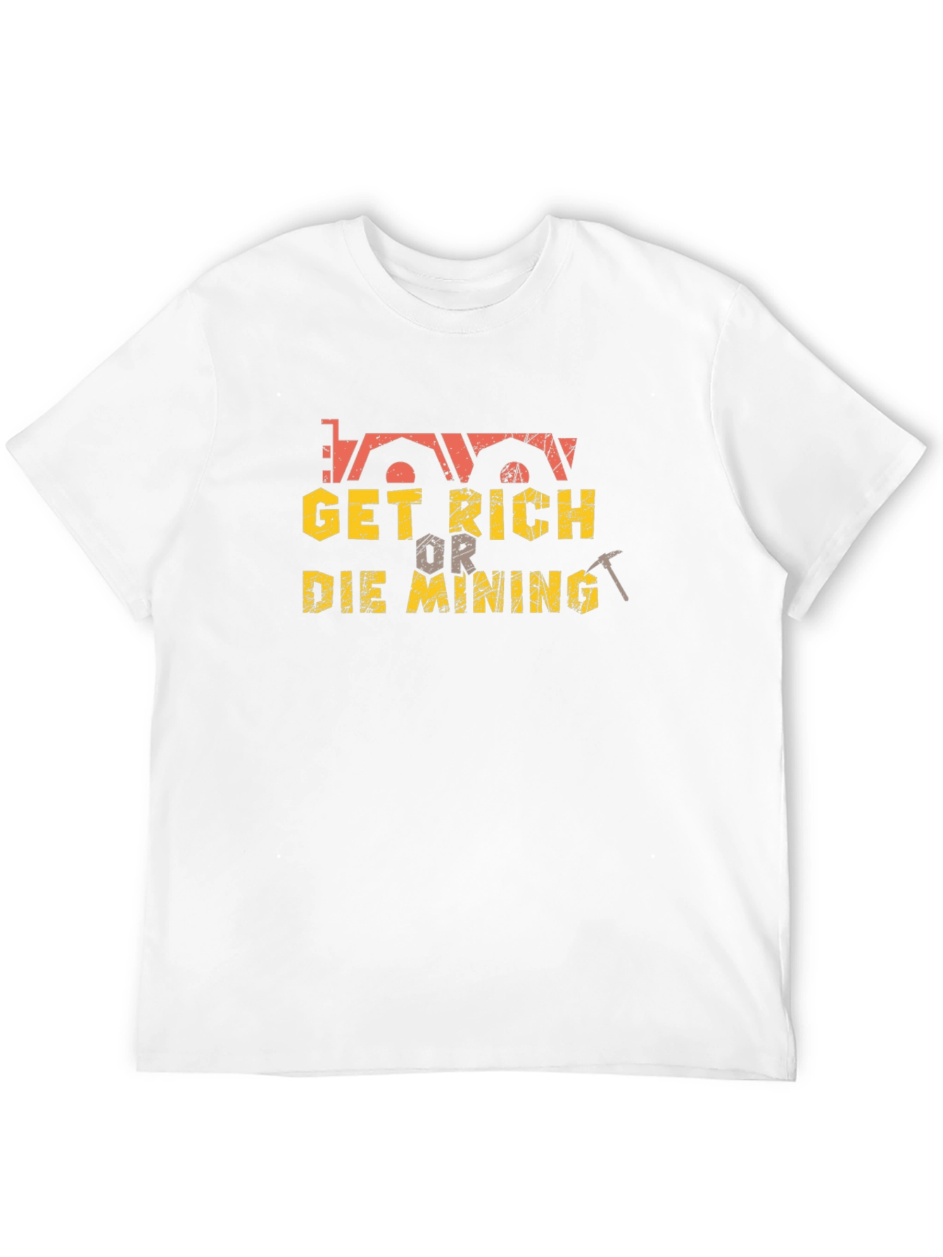 Get Rich or Die Mining T-Shirt - Black